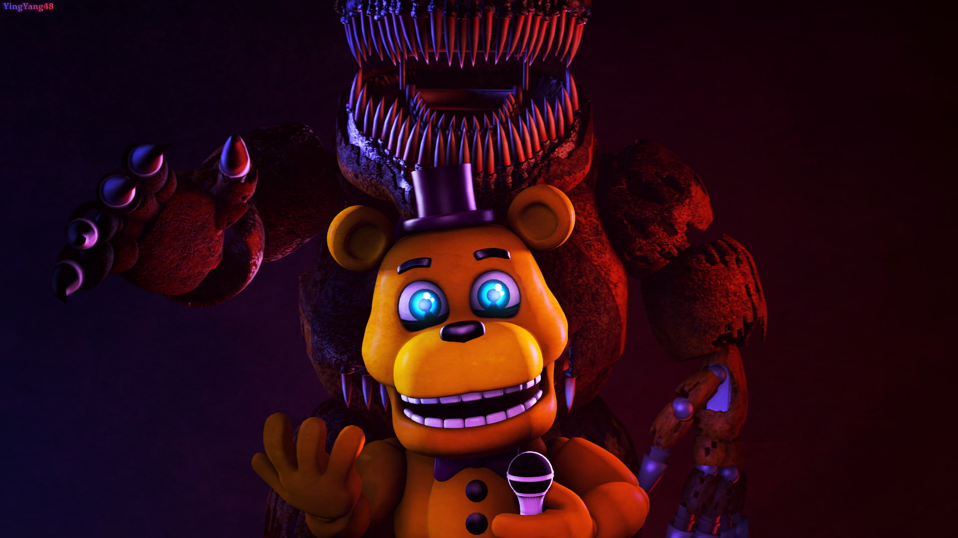 1080P, Five Nights at Freddys, Five Nights at Freddys 4, HD Wallpaper