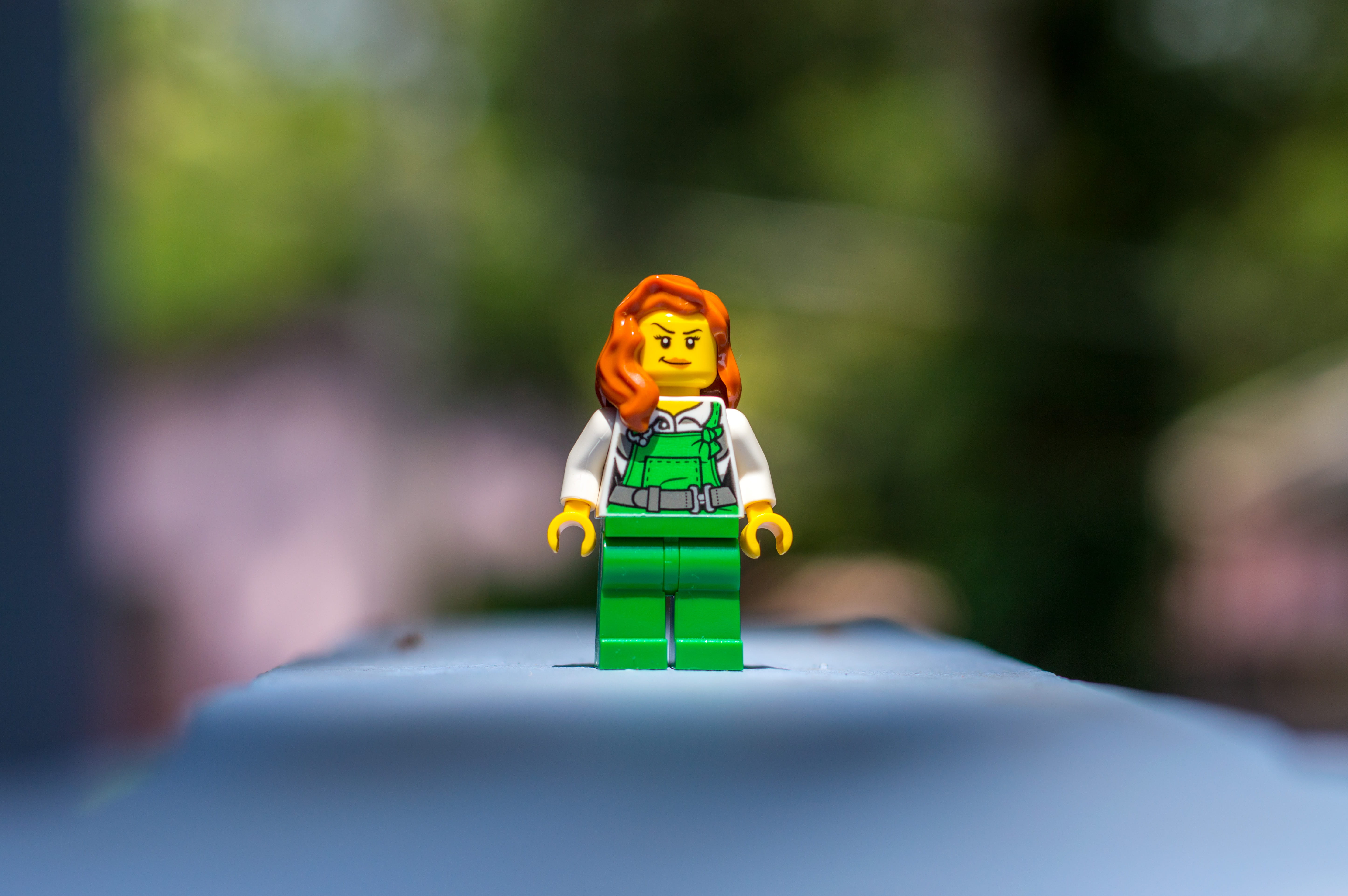 lego toy, green, green color, toys, bricks, focus on foreground, table, day, minifigure, toy, boys, legos, representation, thiruvananthapuram, human representation, HD Wallpaper