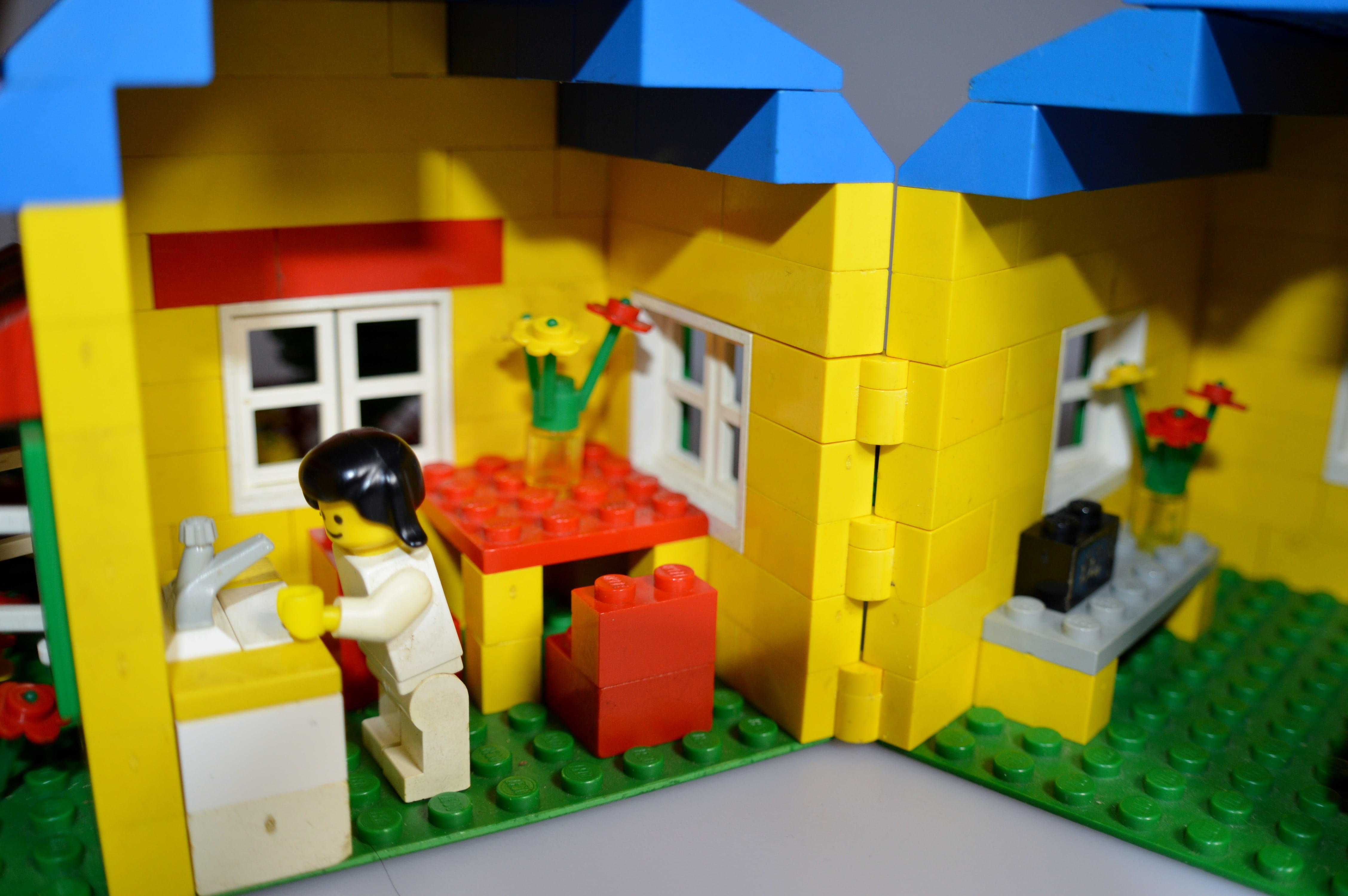 minifigure, innocence, one person, children, child, lego, boys, built structure, building, men, architecture, standing, building blocks, yellow, outdoors, HD Wallpaper