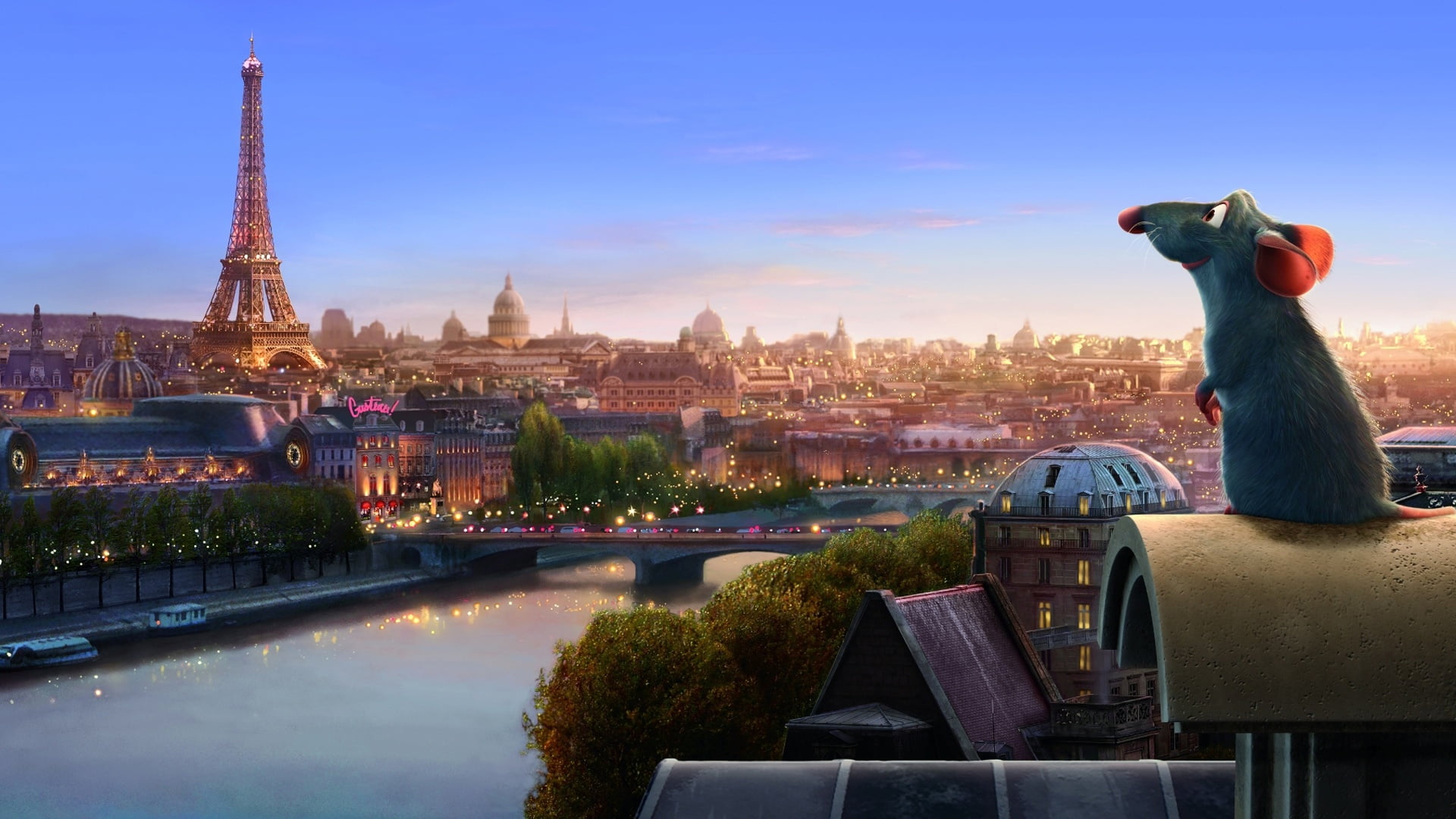 city, building, tourism, ratatouille, outdoors, history, river, representation, sky, 1080P, cityscape, building exterior, the past, built structure, no people, HD Wallpaper