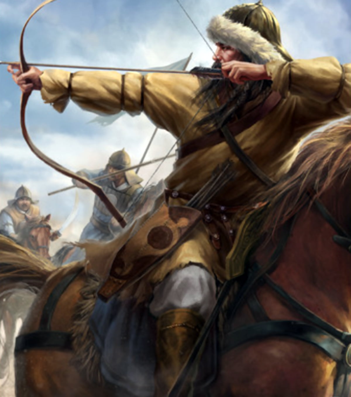720P, warrior, Mongols, Phone HD Wallpaper