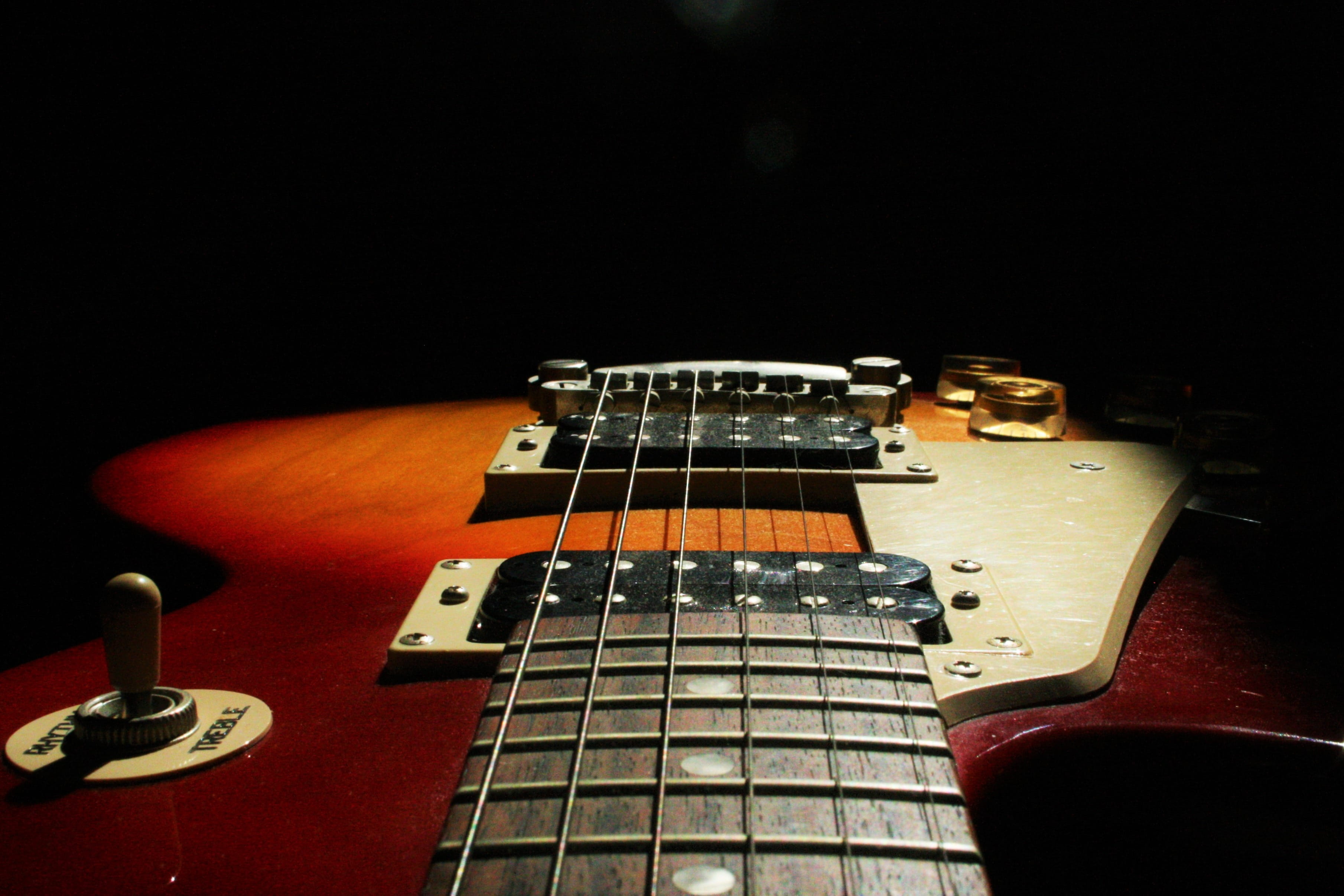 electric, theatre, musical instrument string, close-up, acoustic guitar, sound, audio, studio shot, guitarist, fretboard, wood - material, singer, play, HD Wallpaper