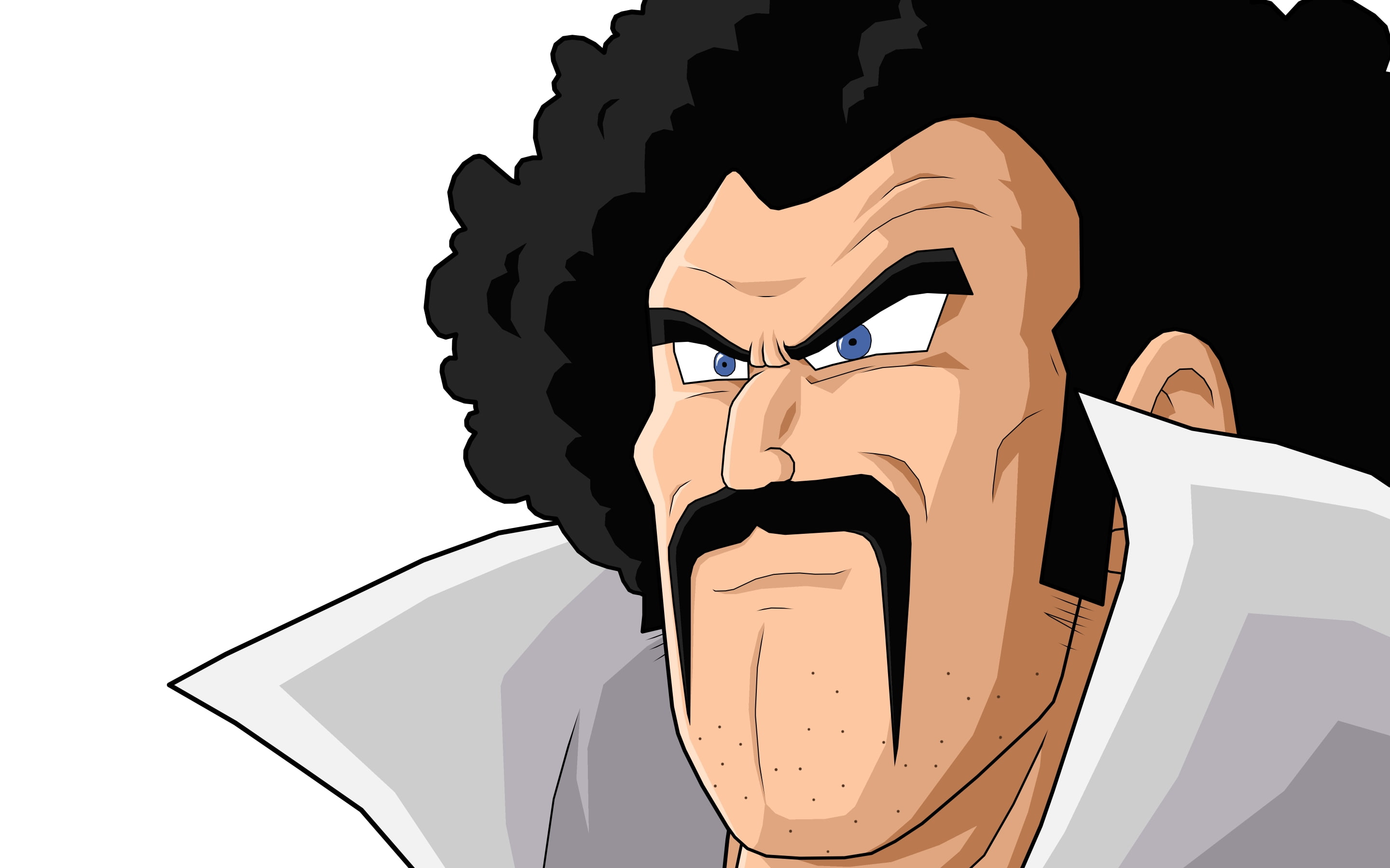 ball, 2K, Afro, dragon, anime, dragonball, satan, hd, art, z, hercule, x, HD Wallpaper