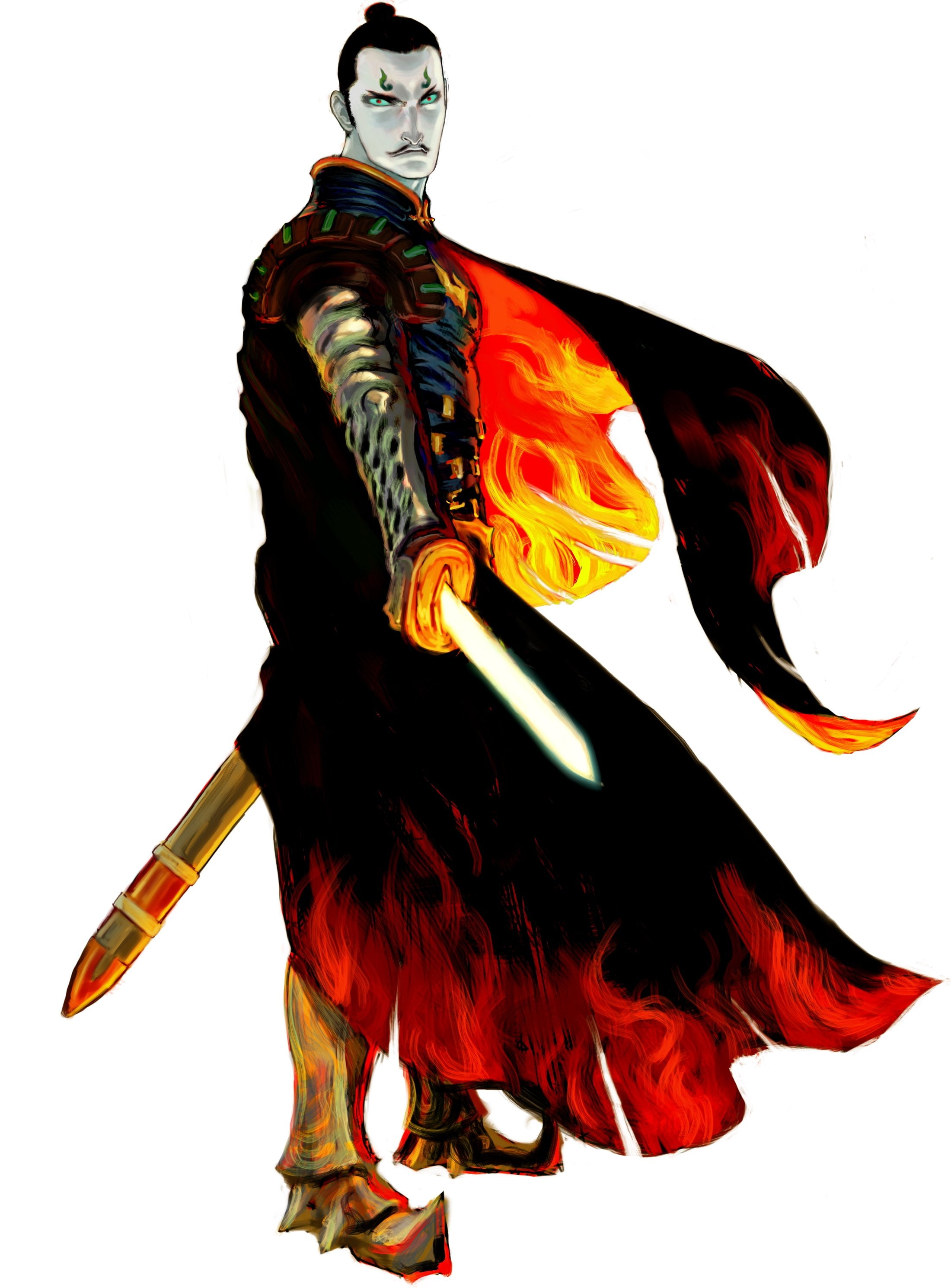 fantasy, puzzle, samurai, fighting, ninja, adventure, 2K, warrior, onimusha, action, Phone HD Wallpaper