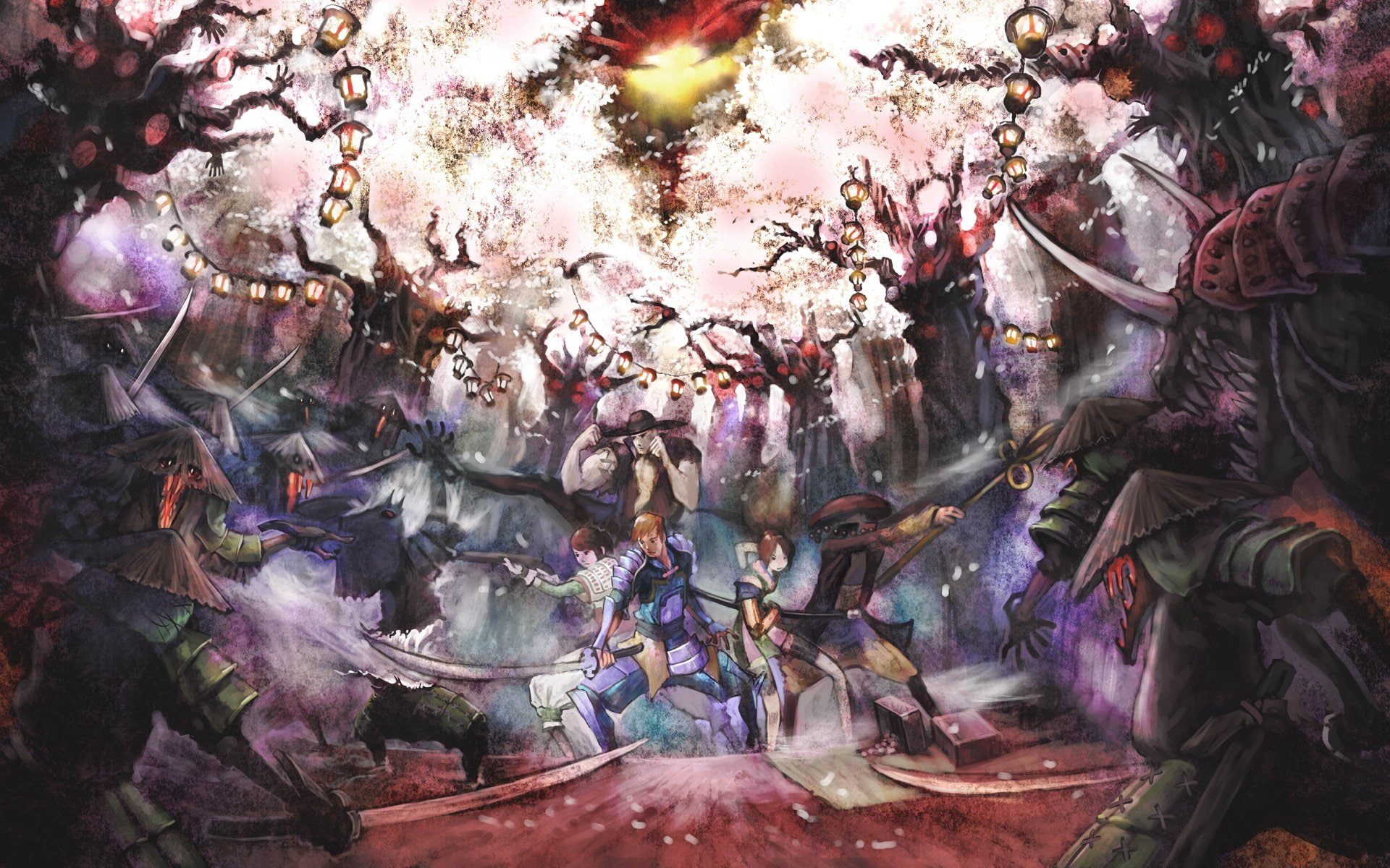 fighting, onimusha, 1080P, adventure, puzzle, action, samurai, warrior, ninja, fantasy, HD Wallpaper