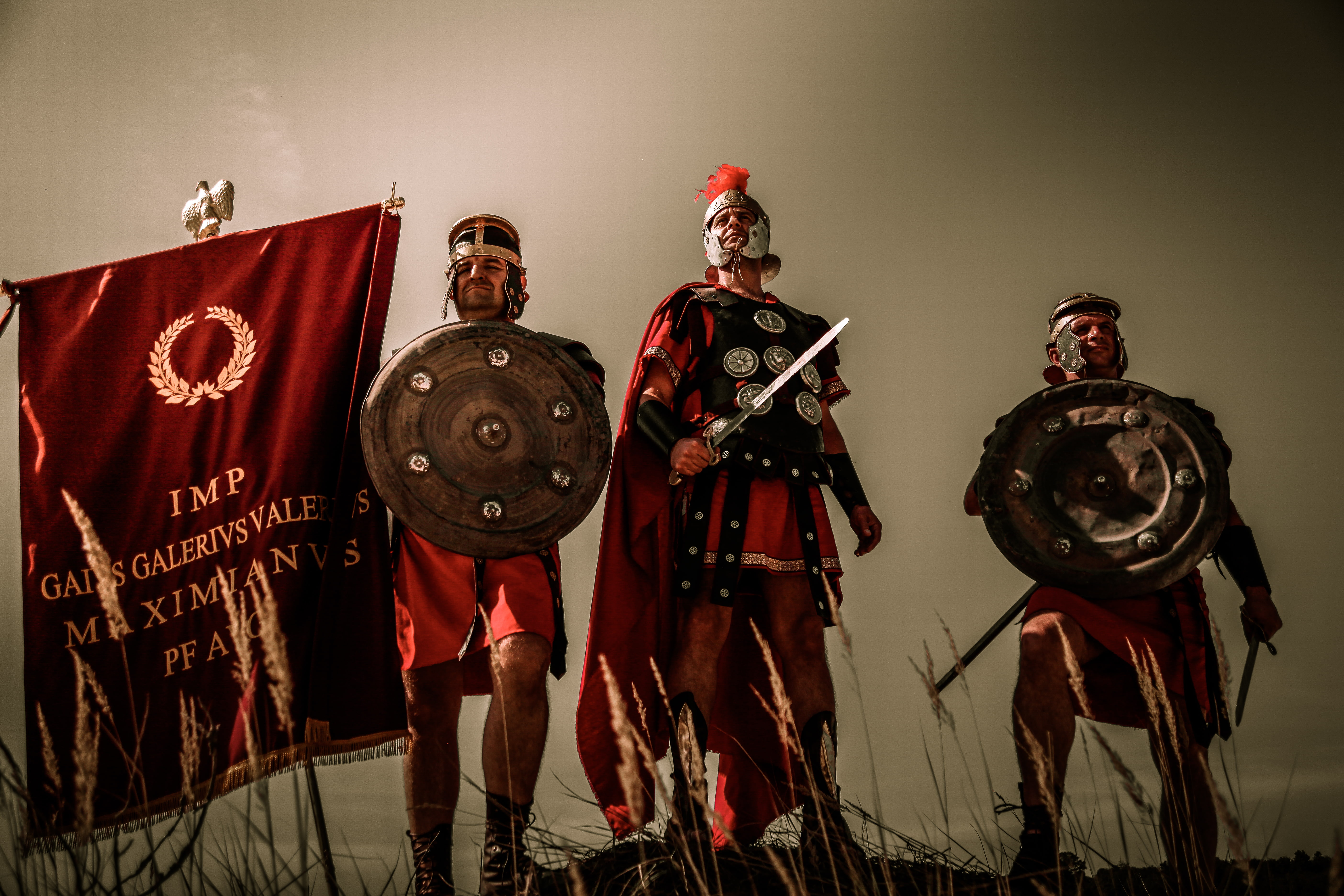standard, Legionnaires, musician, studio shot, arts culture and entertainment, holding, 5K, mid adult, men, artist, red, musical instrument, music, stage, HD Wallpaper