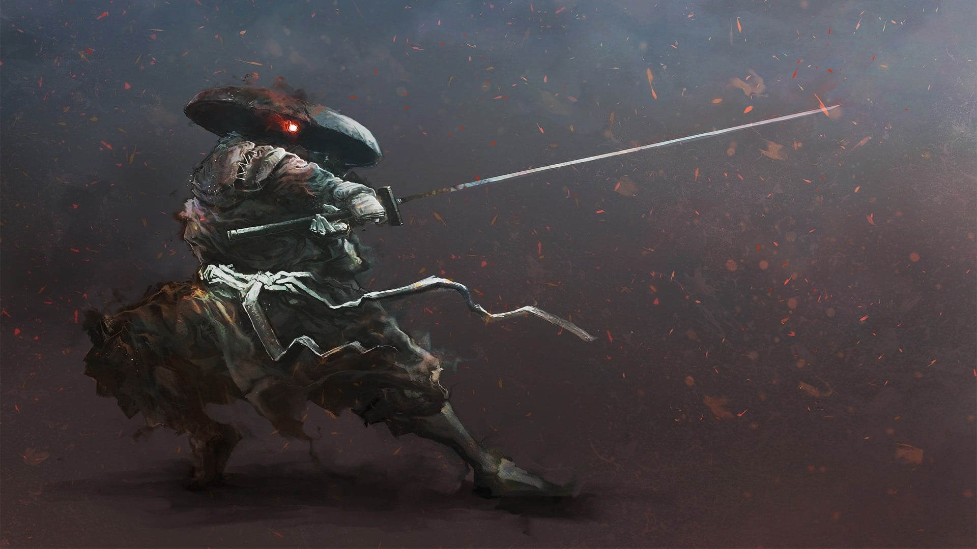 people, weapon, warrior, headwear, armed forces, male likeness, sword, steel, samurai, artwork, studio shot, fighting, representation, unrecognizable person, HD Wallpaper