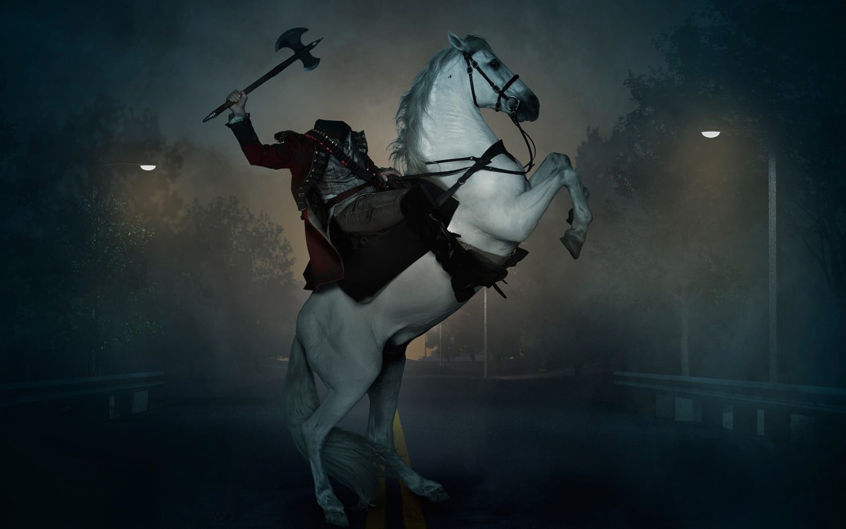 architecture, headwear, war horse, smoke - physical structure, full length, livestock, unrecognizable person, nature, 720P, warrior, activity, helmet, HD Wallpaper