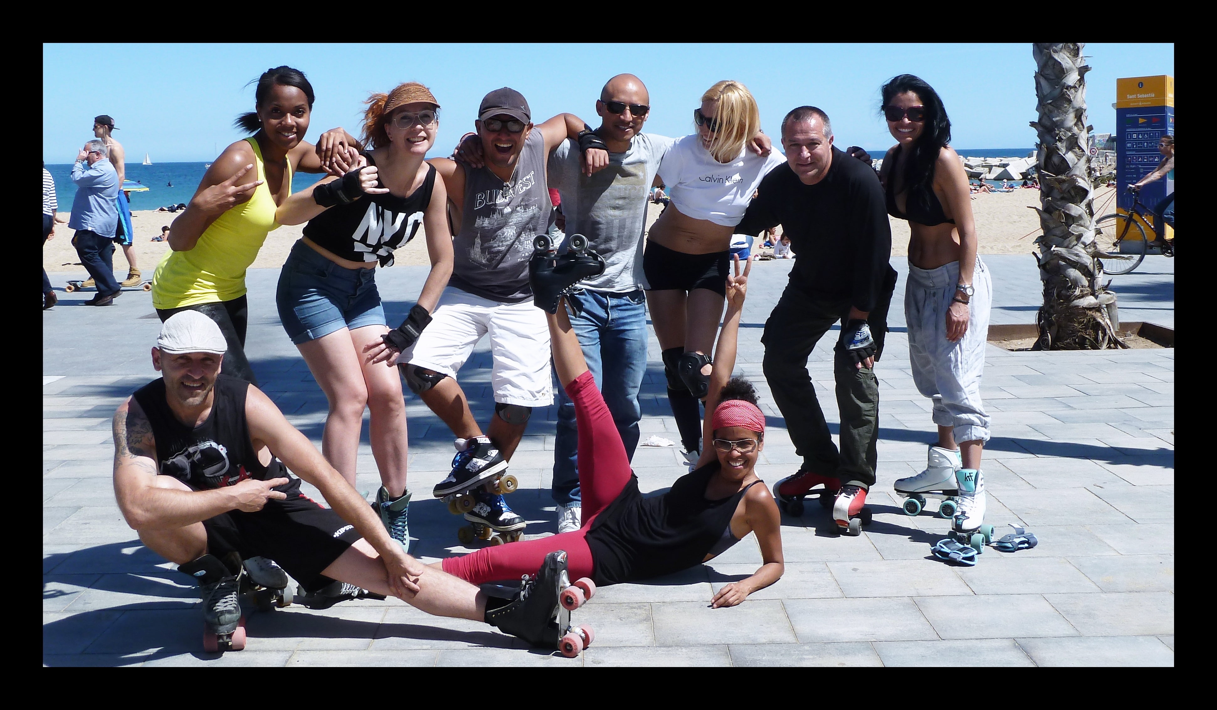 enjoyment, large group of people, casual clothing, rollerskating, full length, group of people, 4K, nature, happiness, men, leisure activity, crowd, adult, HD Wallpaper