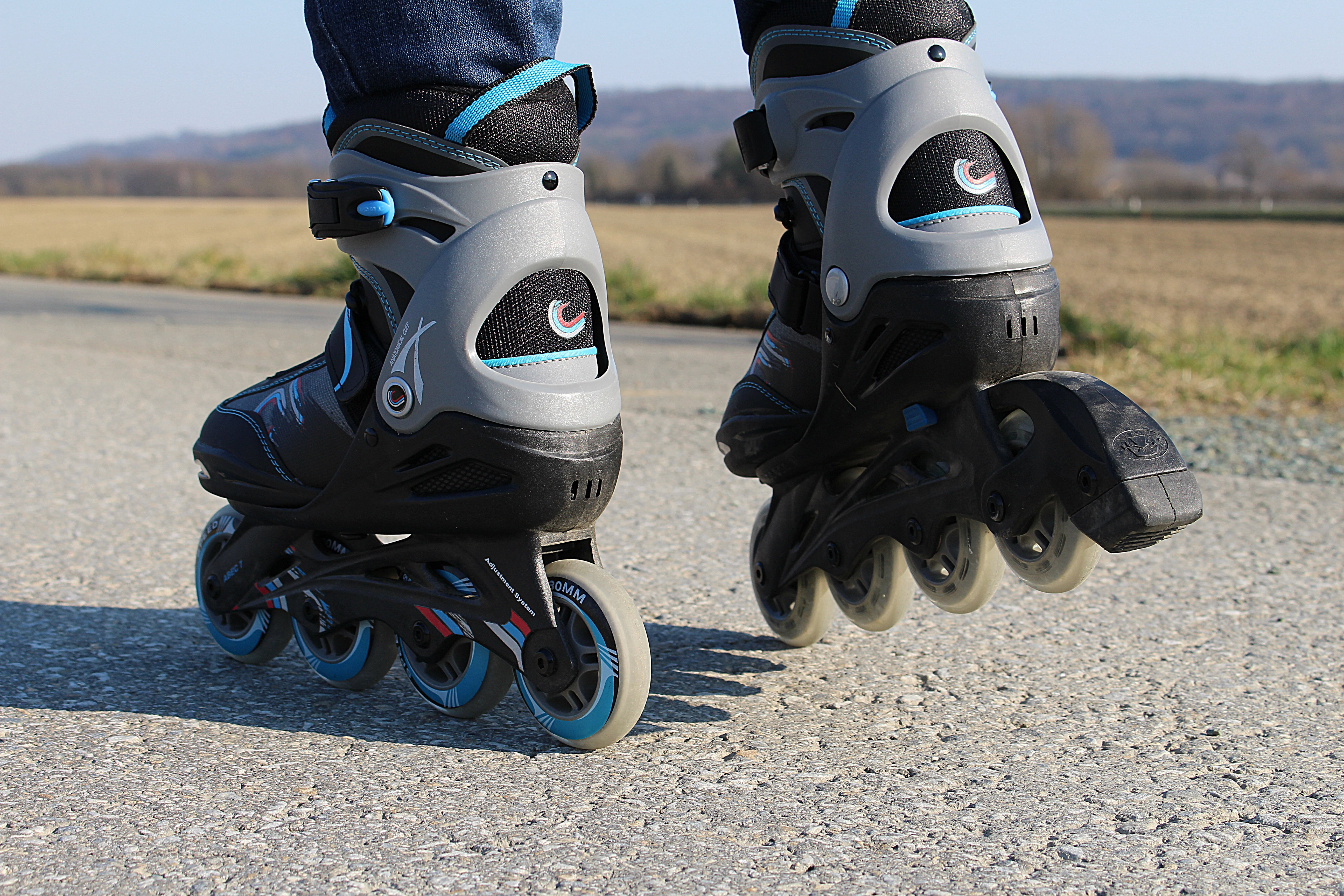 wheel, headwear, sunlight, technology, people, road, rollerskates, outdoors, using, nature, helmet, focus on foreground, leisure, men, bicycle, close-up, HD Wallpaper