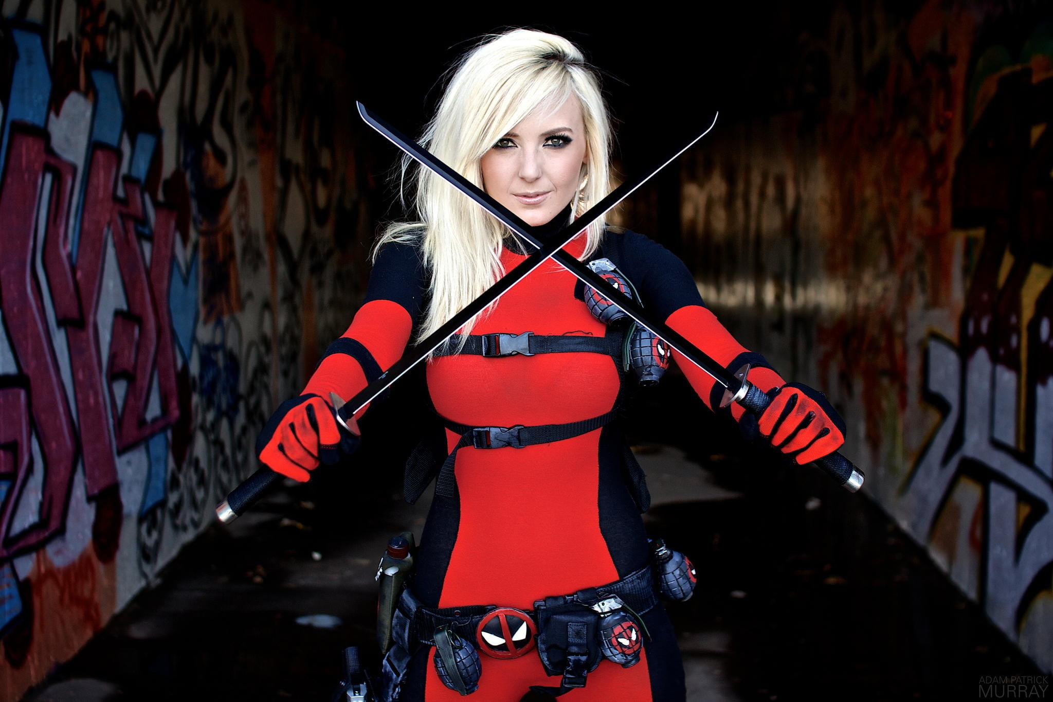 looking at camera, women, hair, female, blond hair, lifestyles, looking at viewer, real people, 1080P, music, standing, young women, cosplay, hairstyle, HD Wallpaper