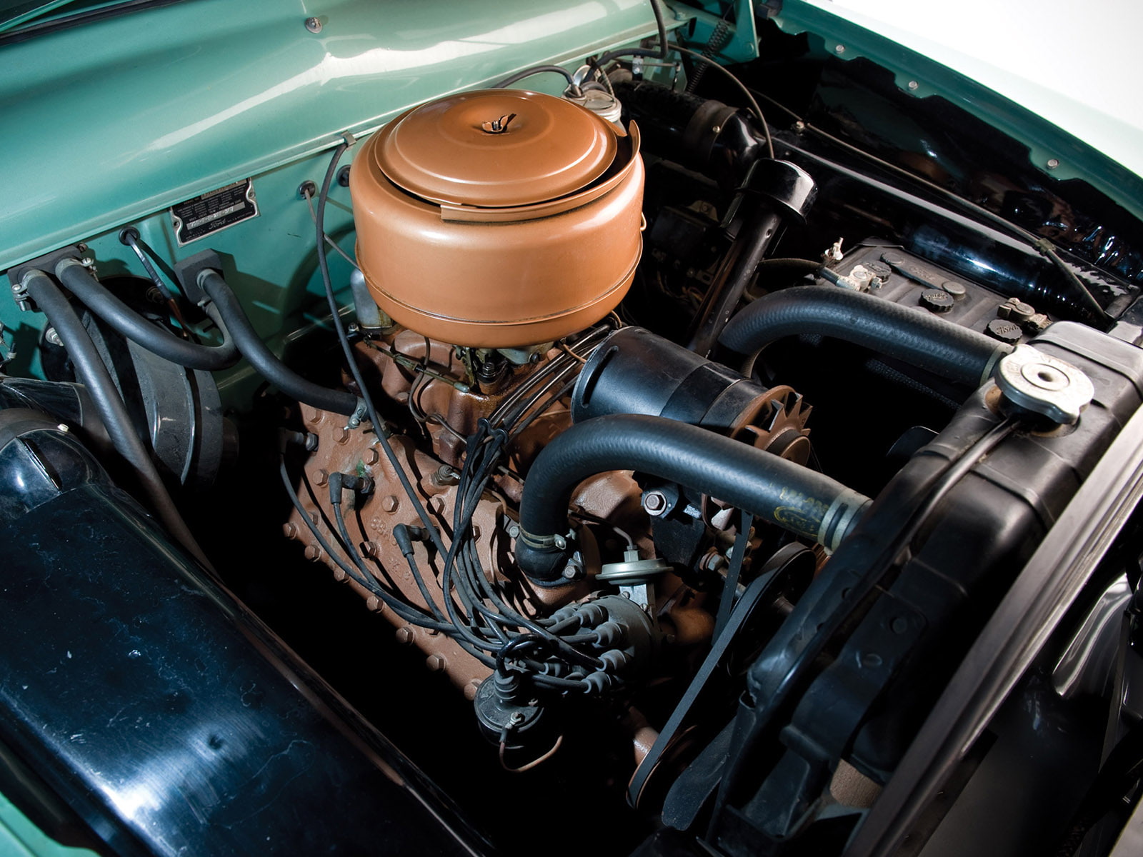engines, squire, retro, 720P, ford, stationwagon, country, engine, 1951, HD Wallpaper