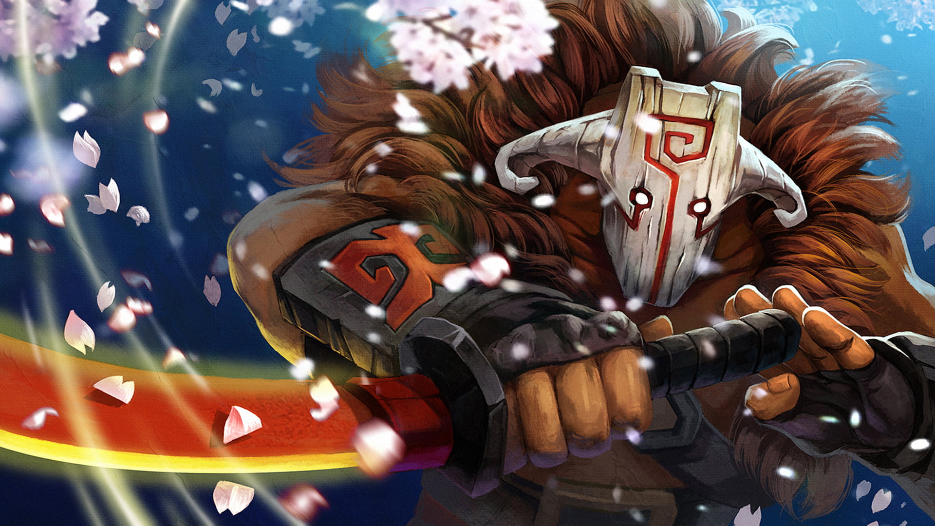 petals, no people, abundance, 1080P, mask, Dota 2, large group of objects, holiday - event, holiday, sport, gambling, indoors, close-up, celebration, still life, HD Wallpaper