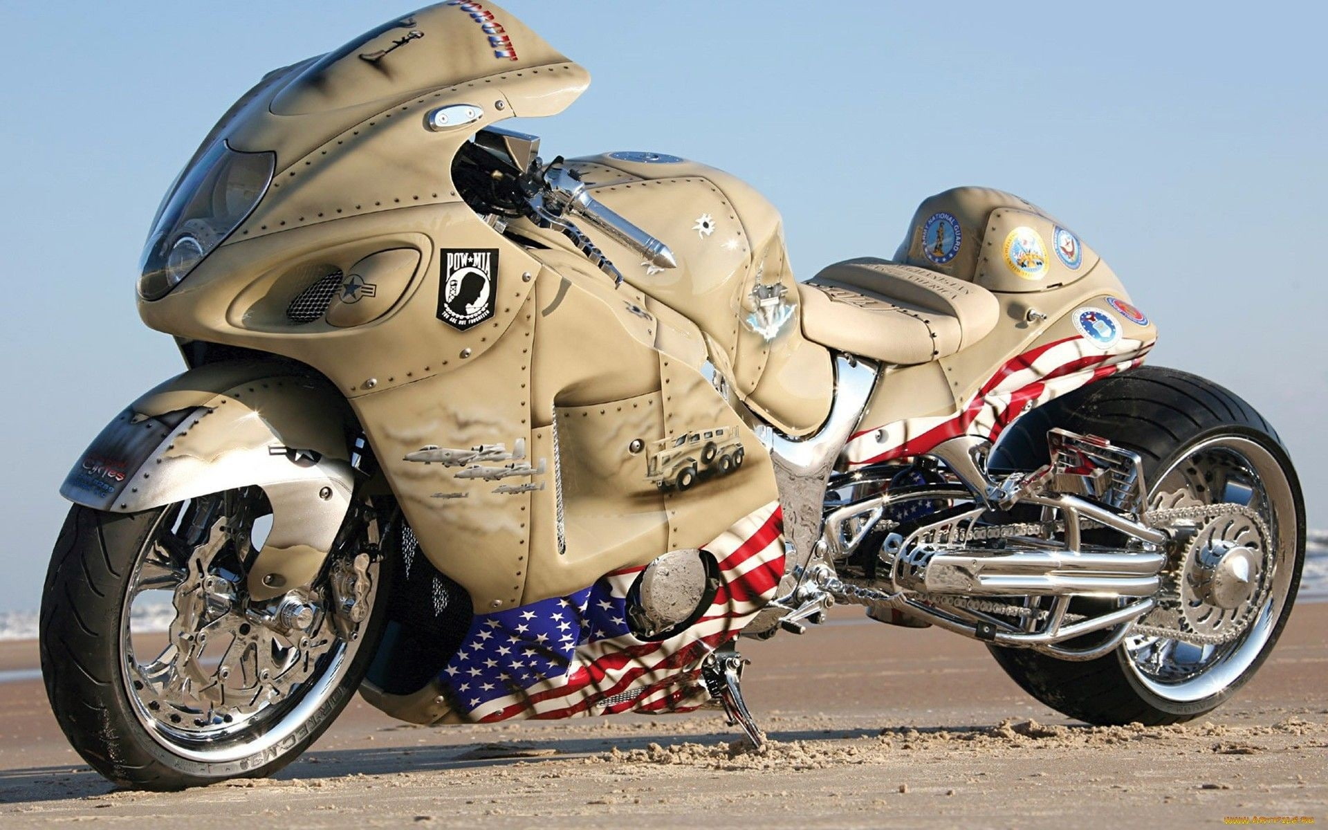 motorcycles, american, flag, japanese, Graffiti, 1080P, motorbikes, art, gsxr, hayabusa, suzuki, hd, HD Wallpaper