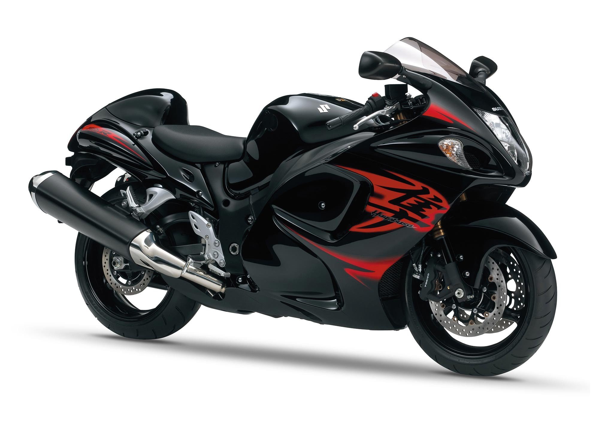 1080P, negra, moto, japonesa, suzuki, hayabusa, HD Wallpaper