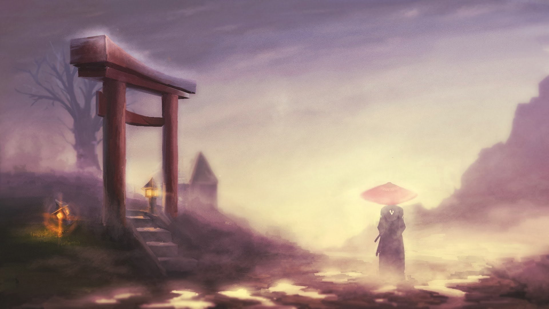 1080P, samurai champloo lantern shrine jin samurai champloo, HD Wallpaper