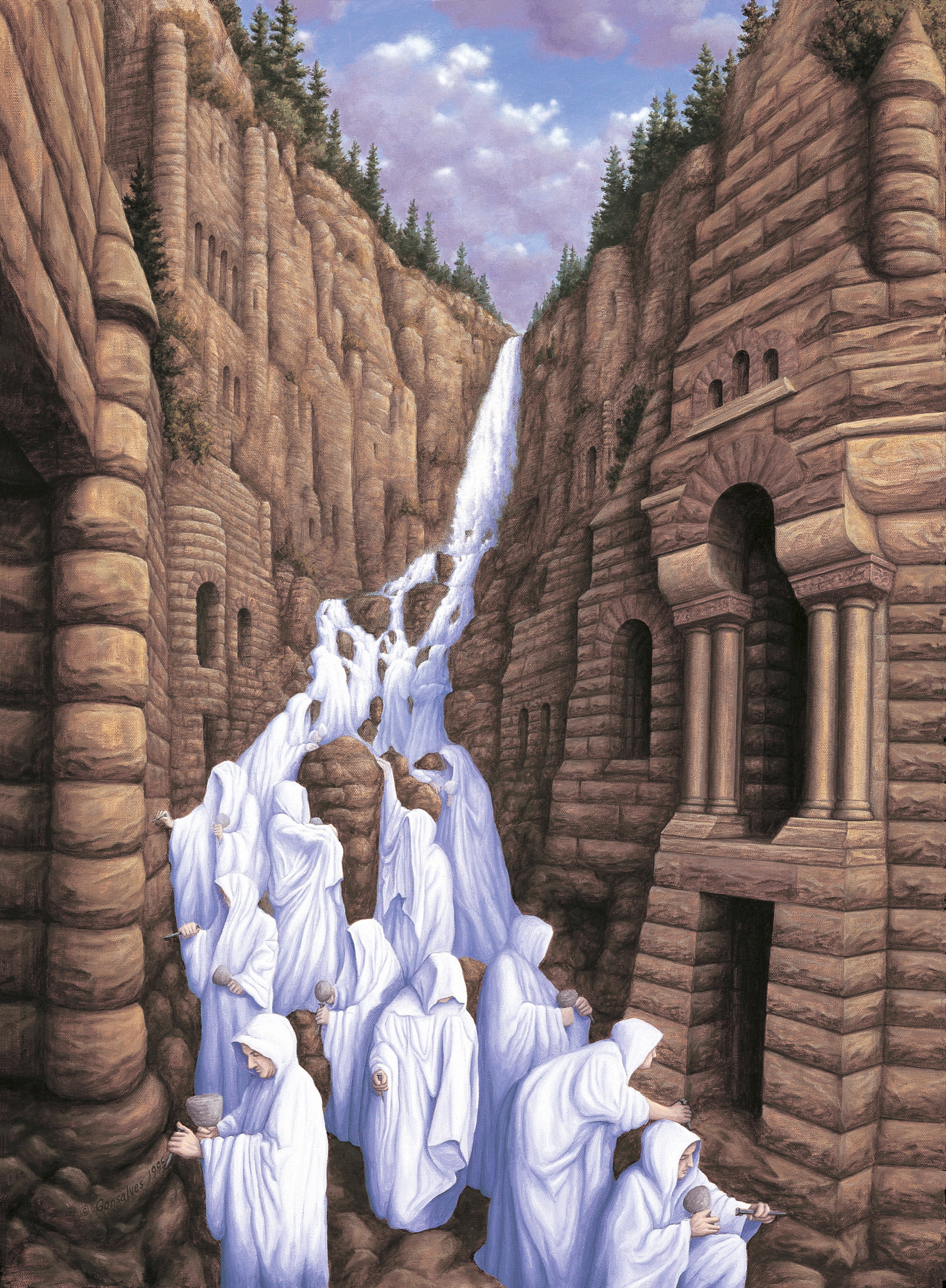 Rob Gonsalves, surreal, portrait display, 1080P, Phone HD Wallpaper