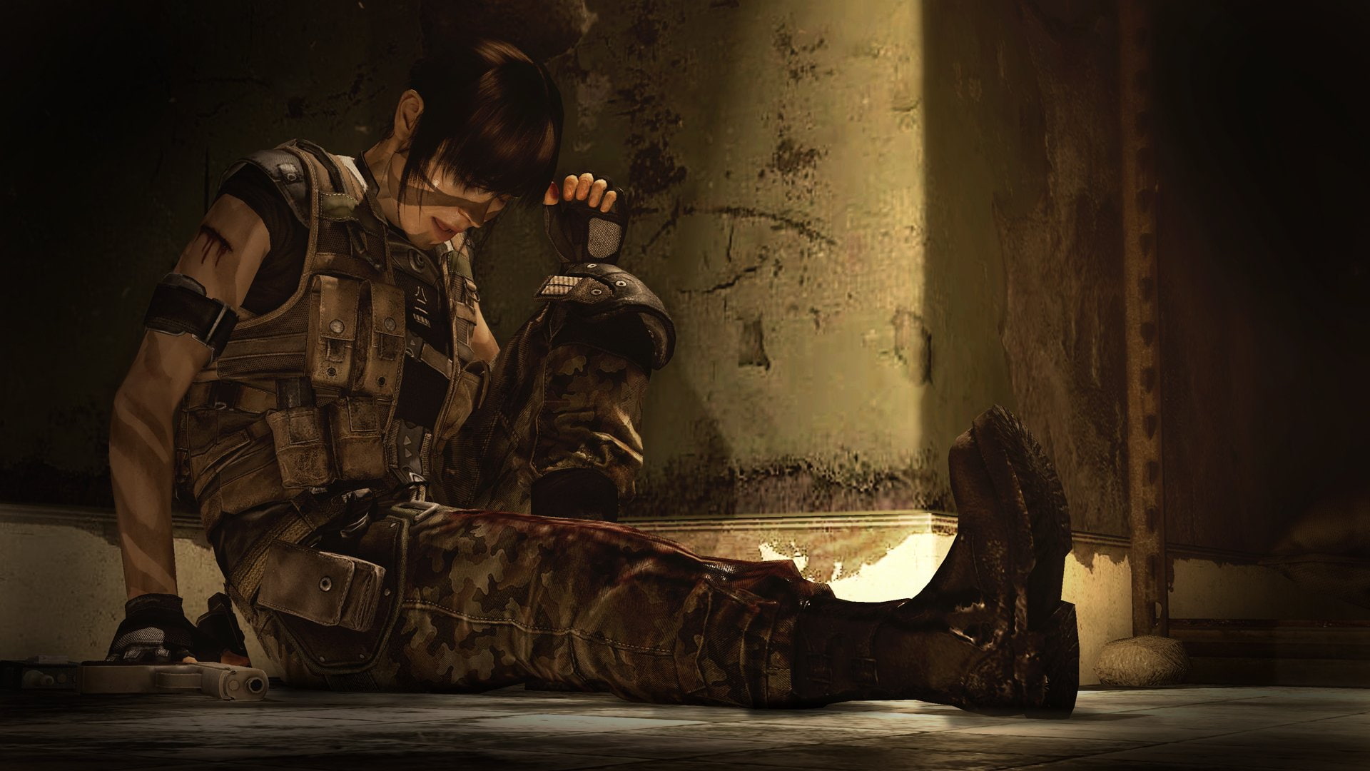 people, men, armed forces, sitting, young adult, communication, full length, government, side view, activity, young men, two people, Video Game, Beyond: Two Souls, HD Wallpaper