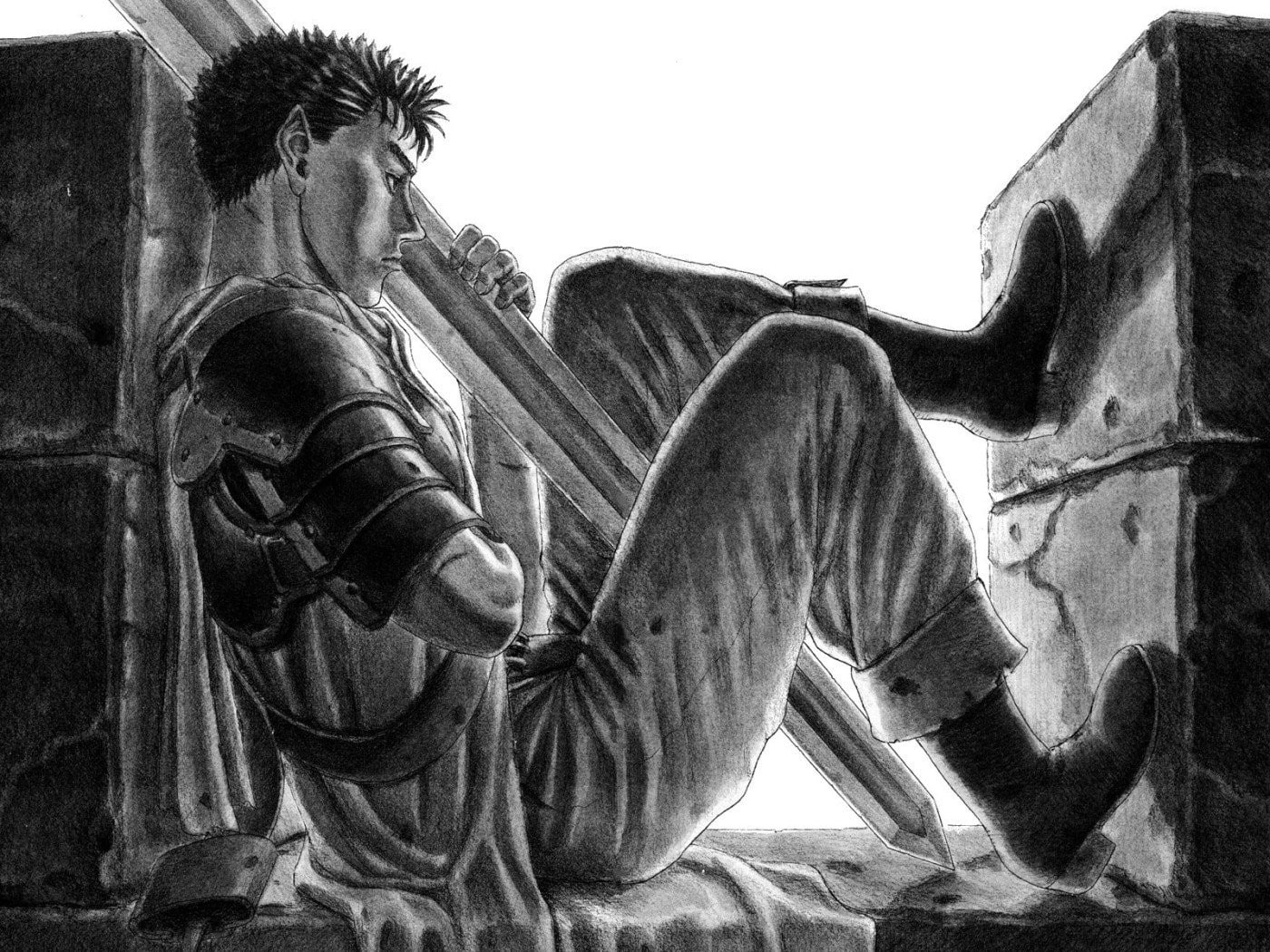 Manga, Berserk, Guts, 720P, HD Wallpaper