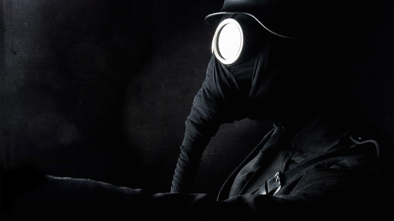 German Empire, dark, apocalyptic, military, 720P, Stahlhelm, soldier, World War I, black, gas masks, HD Wallpaper
