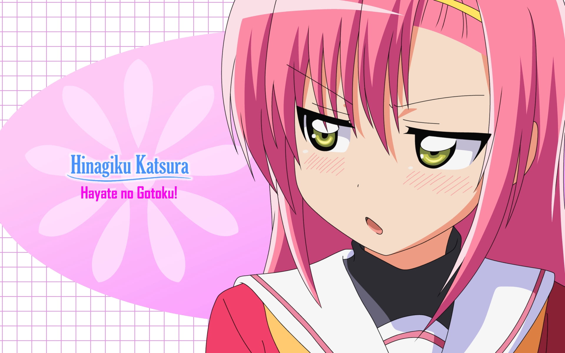 text, human face, hinagiku, communication, portrait, young adult, katsura, girl, disturbance, anime, headshot, close-up, wireless technology, teenager, HD Wallpaper