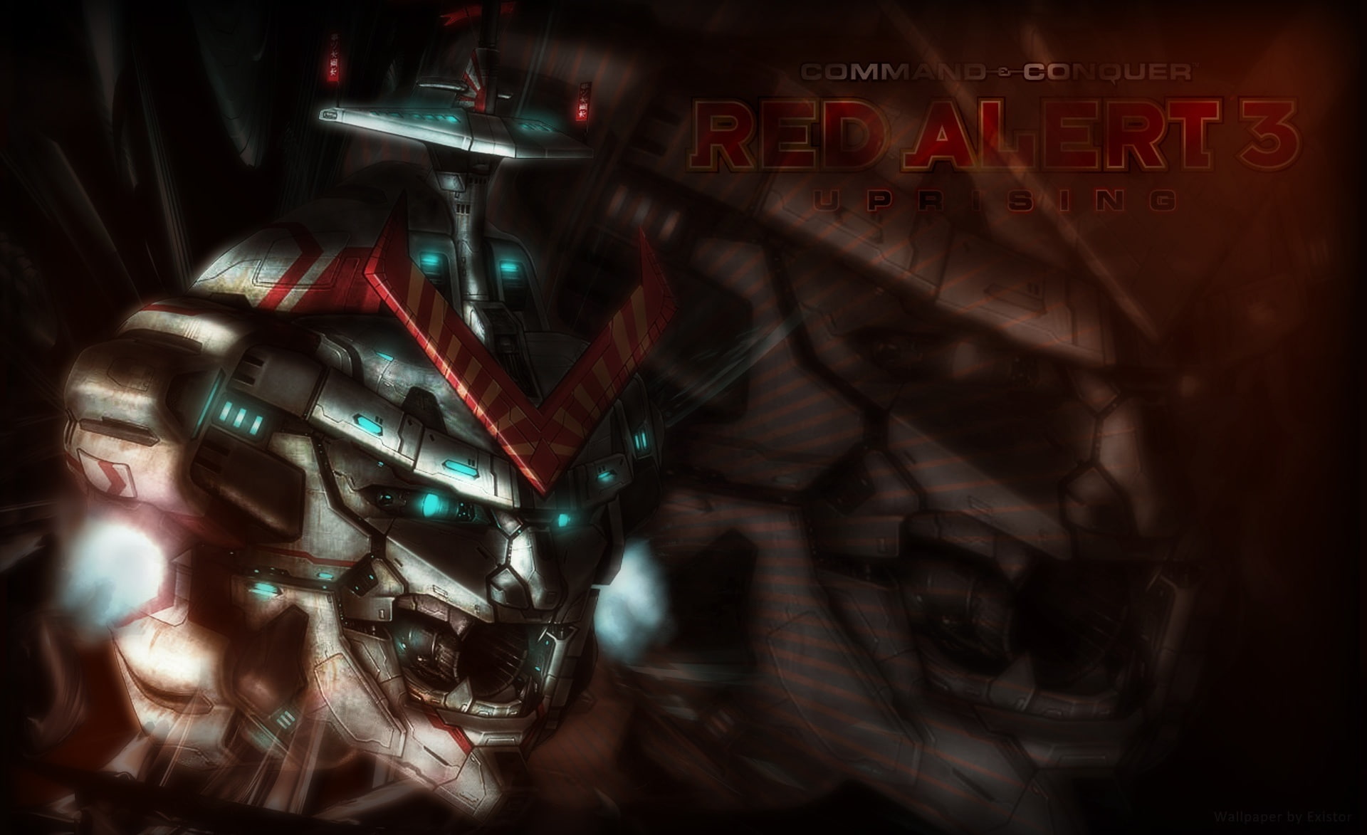 multi colored, illuminated, Fortress, indoors, red alert 3, glass - material, Red Alert, abundance, technology, Command, red, Conquer, text, Command And Conquer, HD Wallpaper