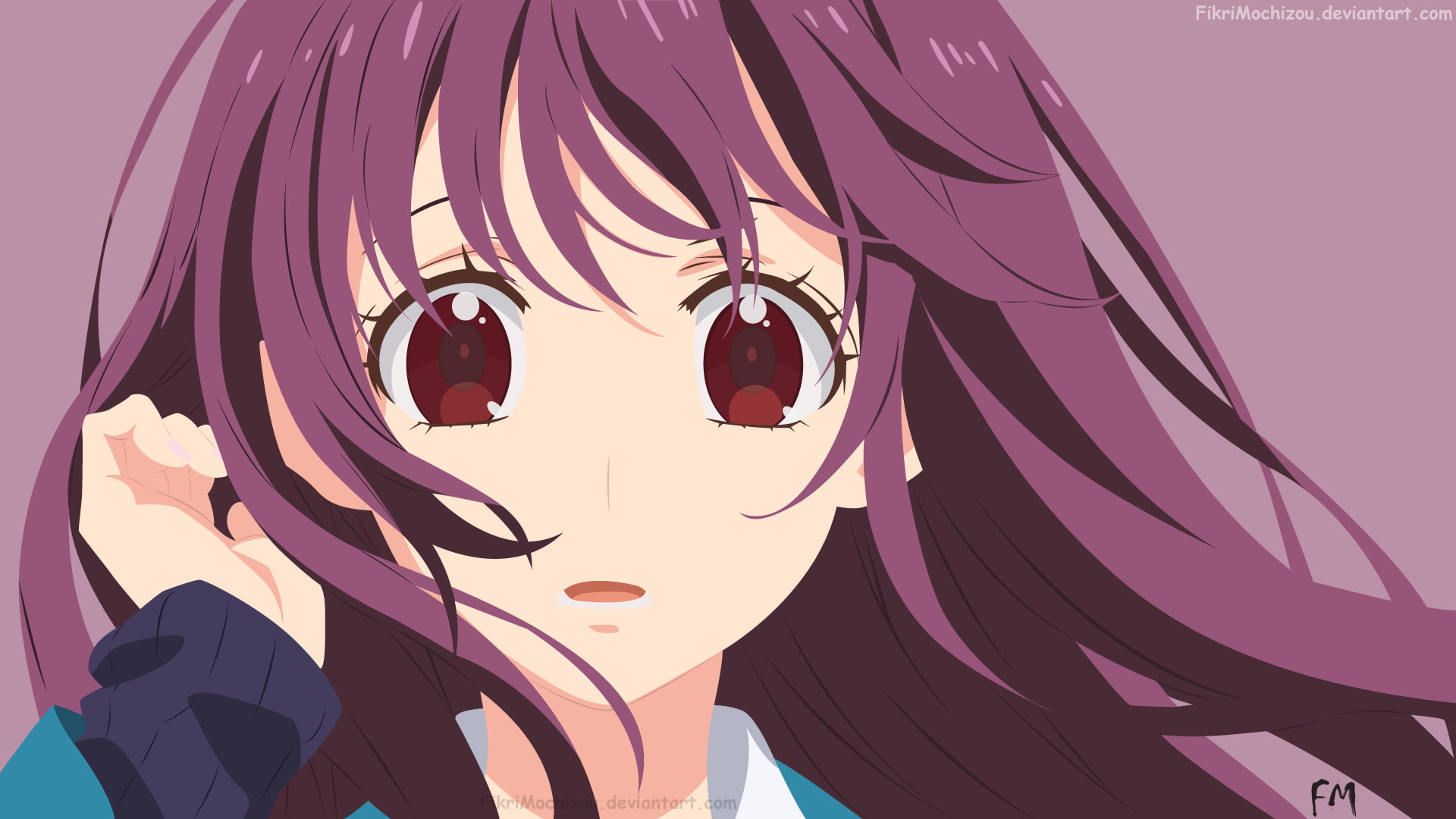 1080P, Akari Hayasaka, Anime, Zutto Mae Kara Suki Deshita, HD Wallpaper
