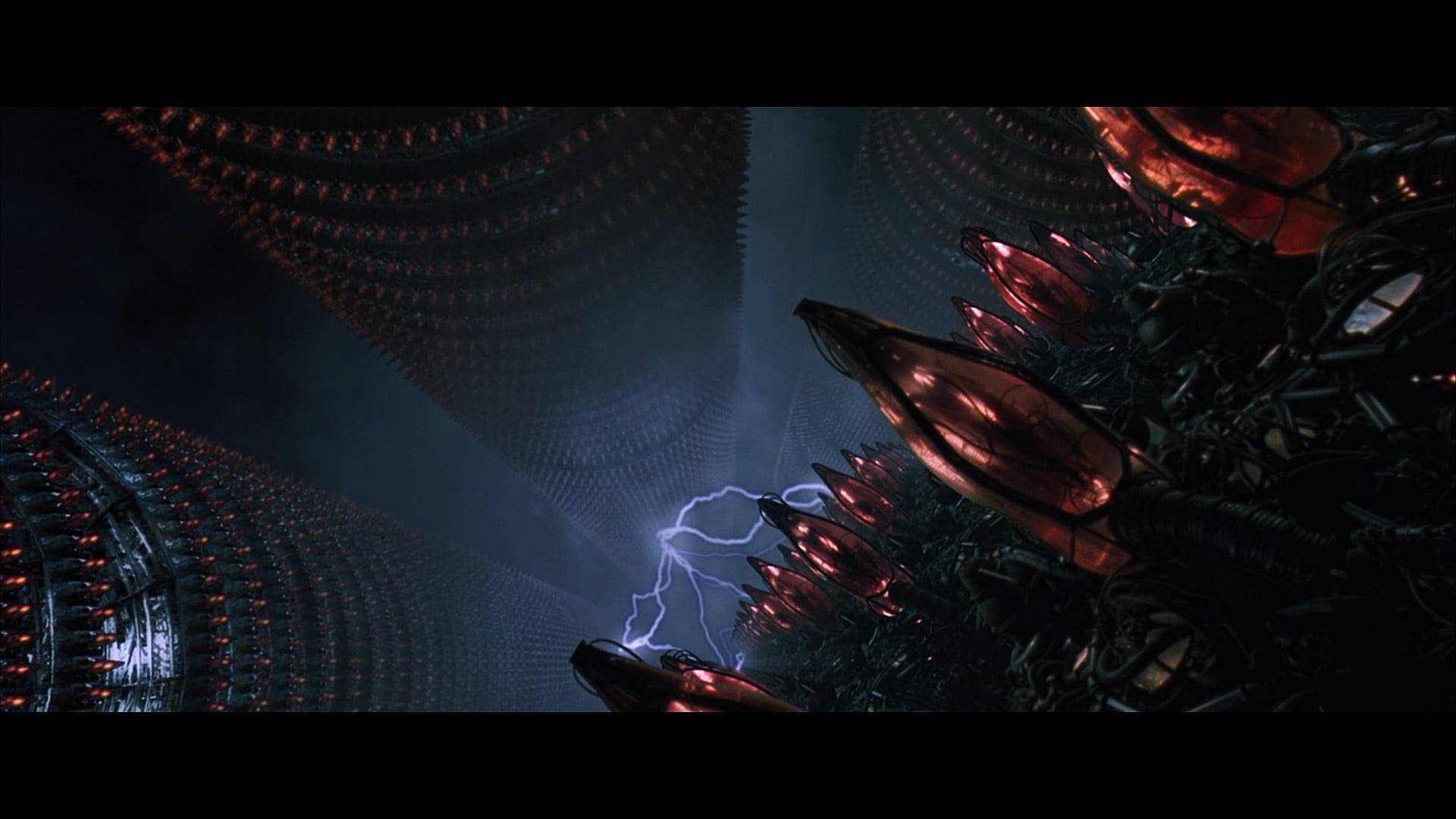 The Matrix, black, no people, motion, decoration, long exposure, outdoors, science fiction, glowing, lighting equipment, nature, screen shot, machines, HD Wallpaper