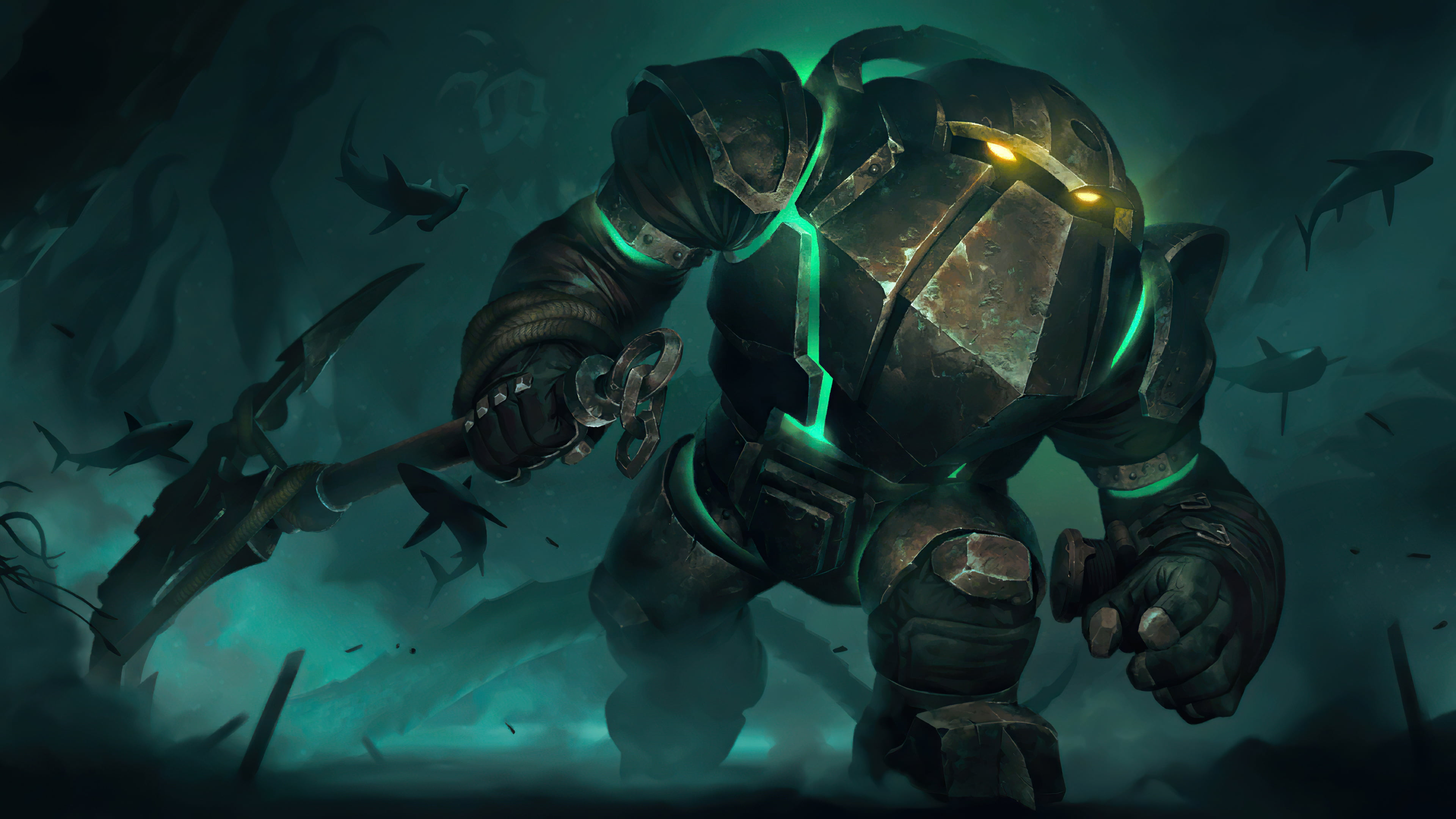 4K, Legends of Runeterra, Nautilus, video games, HD Wallpaper