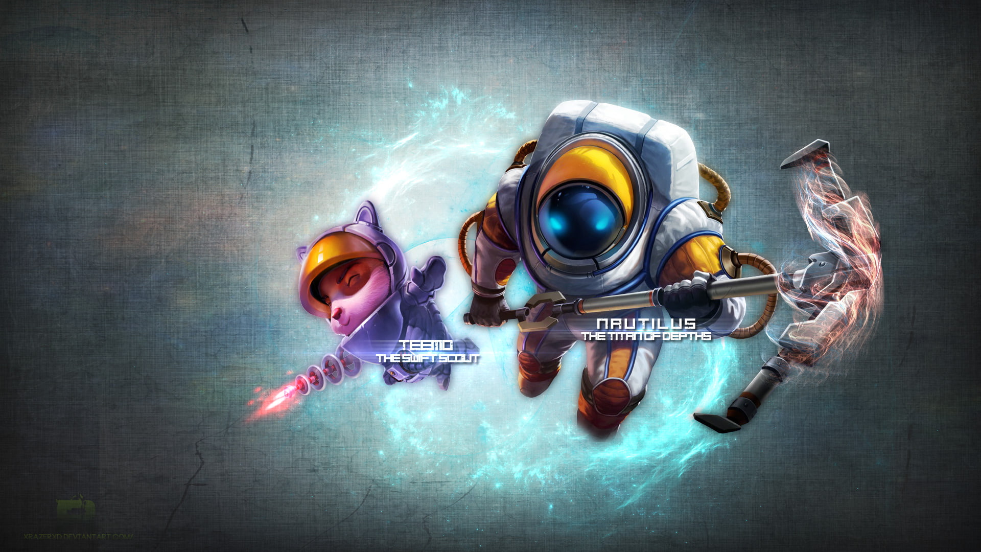 Video Game, 1080P, Teemo (League Of Legends), Nautilus (League of Legends), League Of Legends, HD Wallpaper