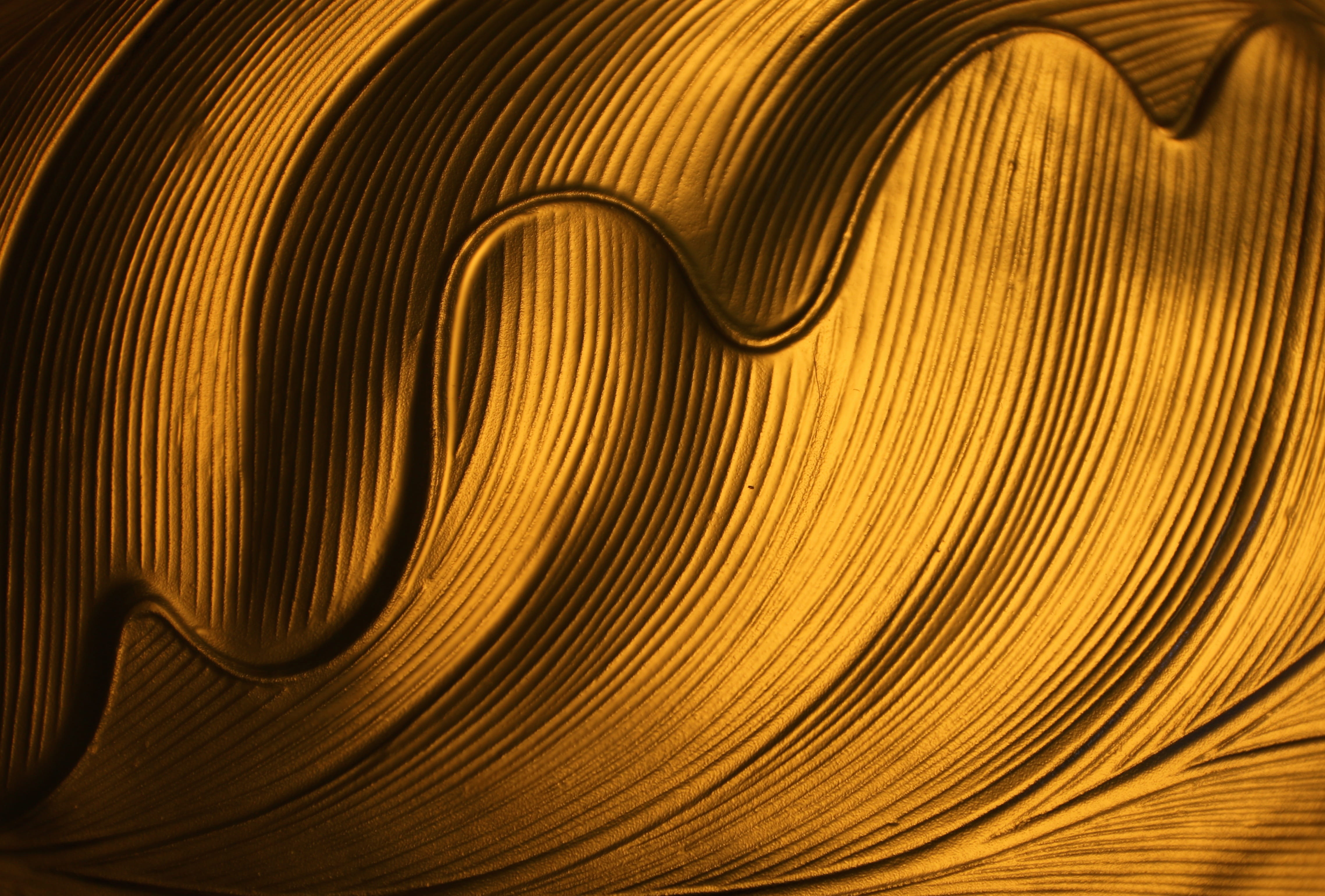 antique, close-up, full frame, textured, backgrounds, brown, pattern, abstract, studio shot, ornate, swirl, metal, wave Pattern, gold colored, colored, HD Wallpaper