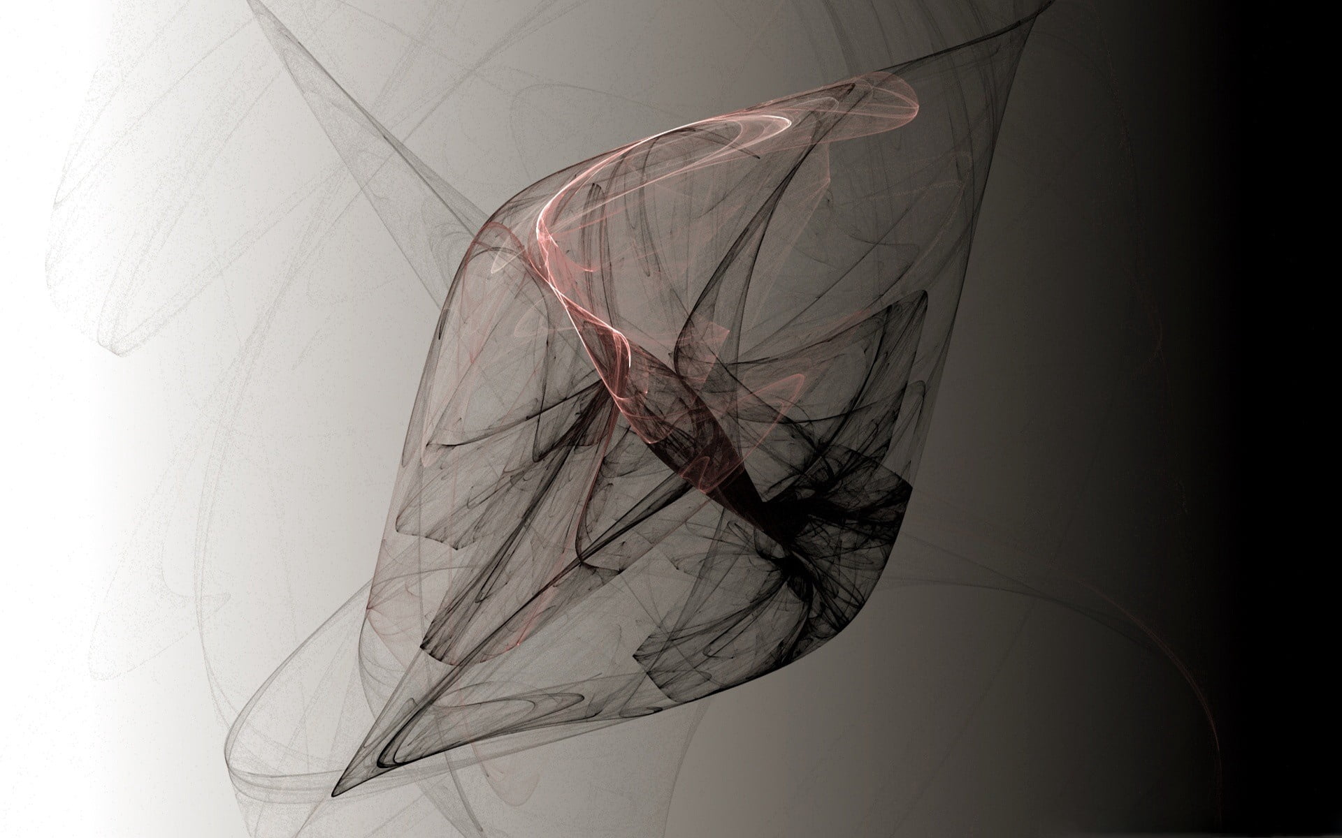 abstract, vulnerability, clot, shape, indoors, black, design, smoke, digital composite, fractal, futuristic, backgrounds, digital, art and craft, HD Wallpaper
