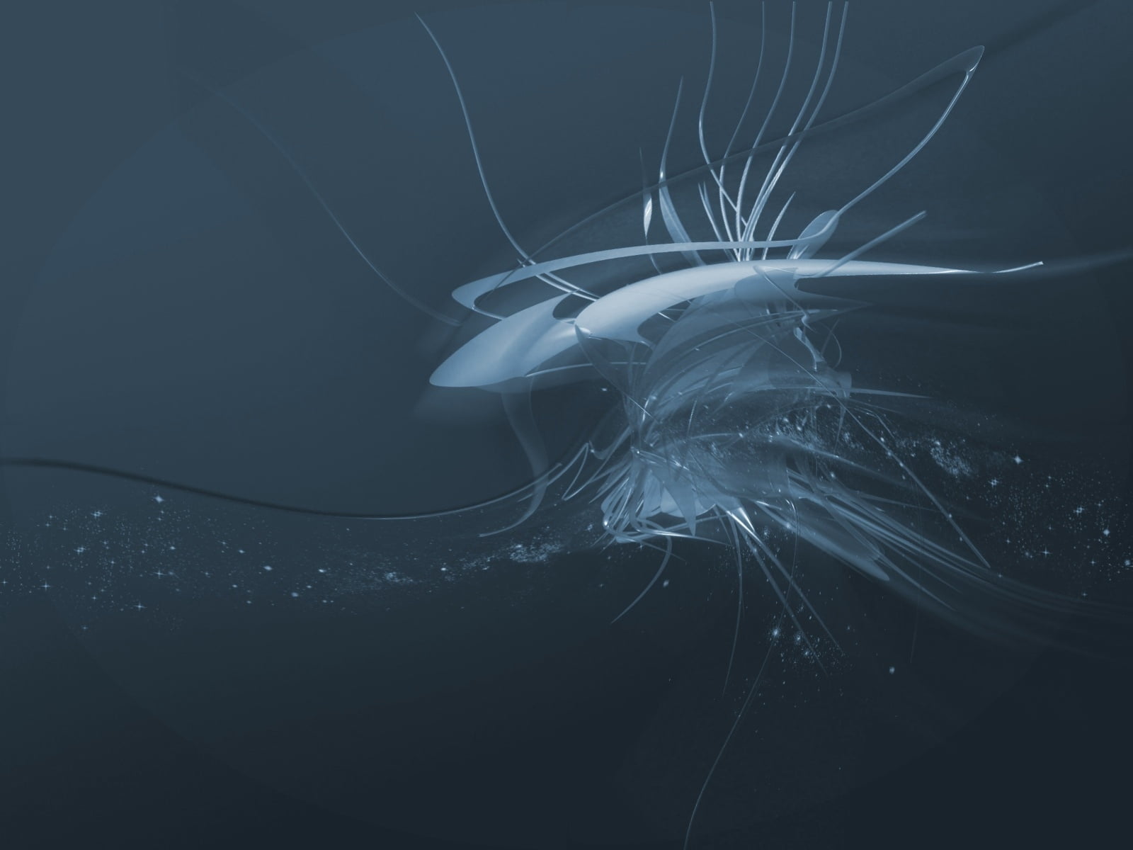 fractal, studio shot, 720P, space, undersea, black background, abstract, gray, bright, swirl, backgrounds, shape, pale, white color, white, computer Graphic, HD Wallpaper