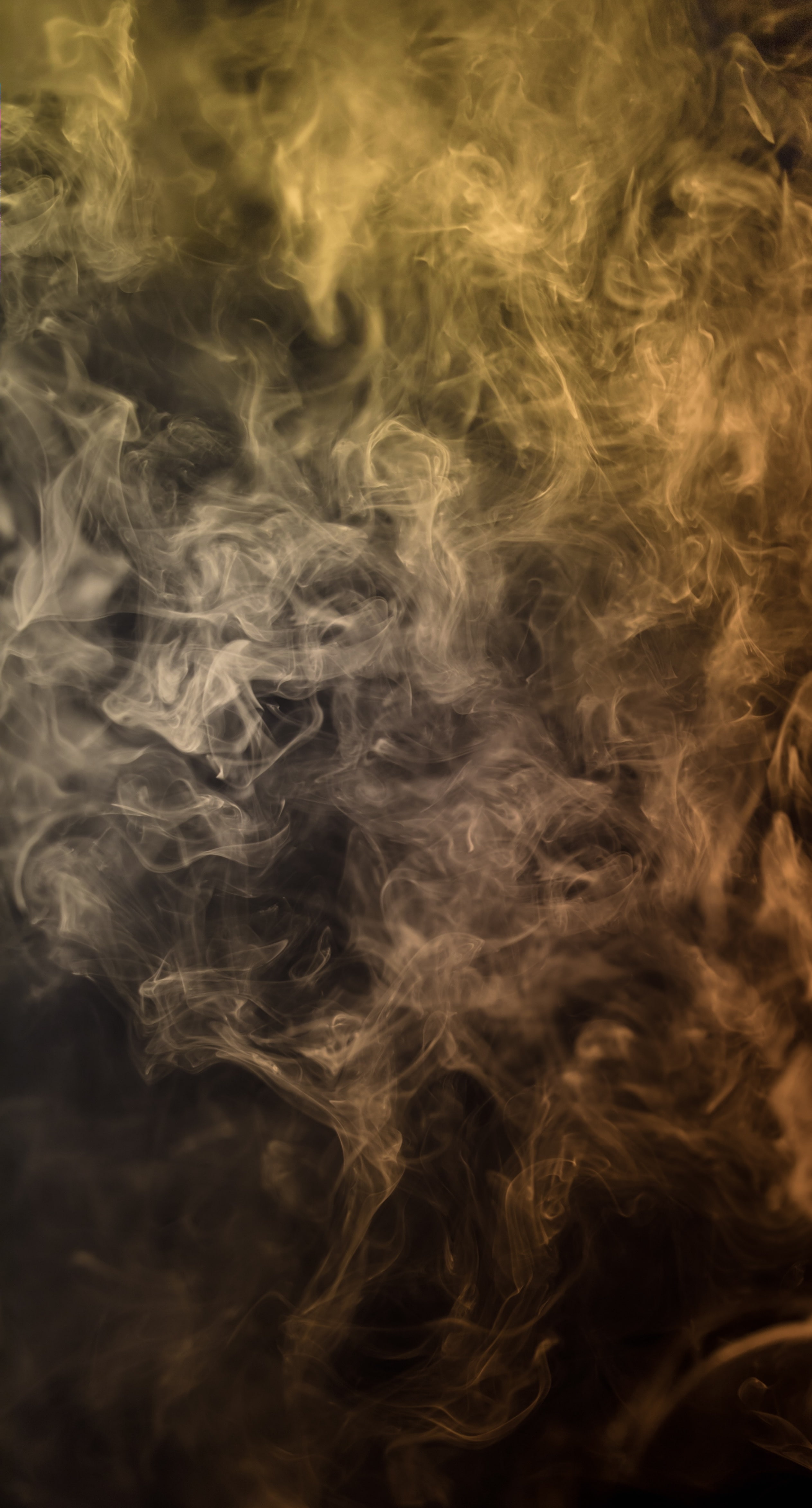 veil, clots, gradient, 4K, smoke, gray, Phone HD Wallpaper