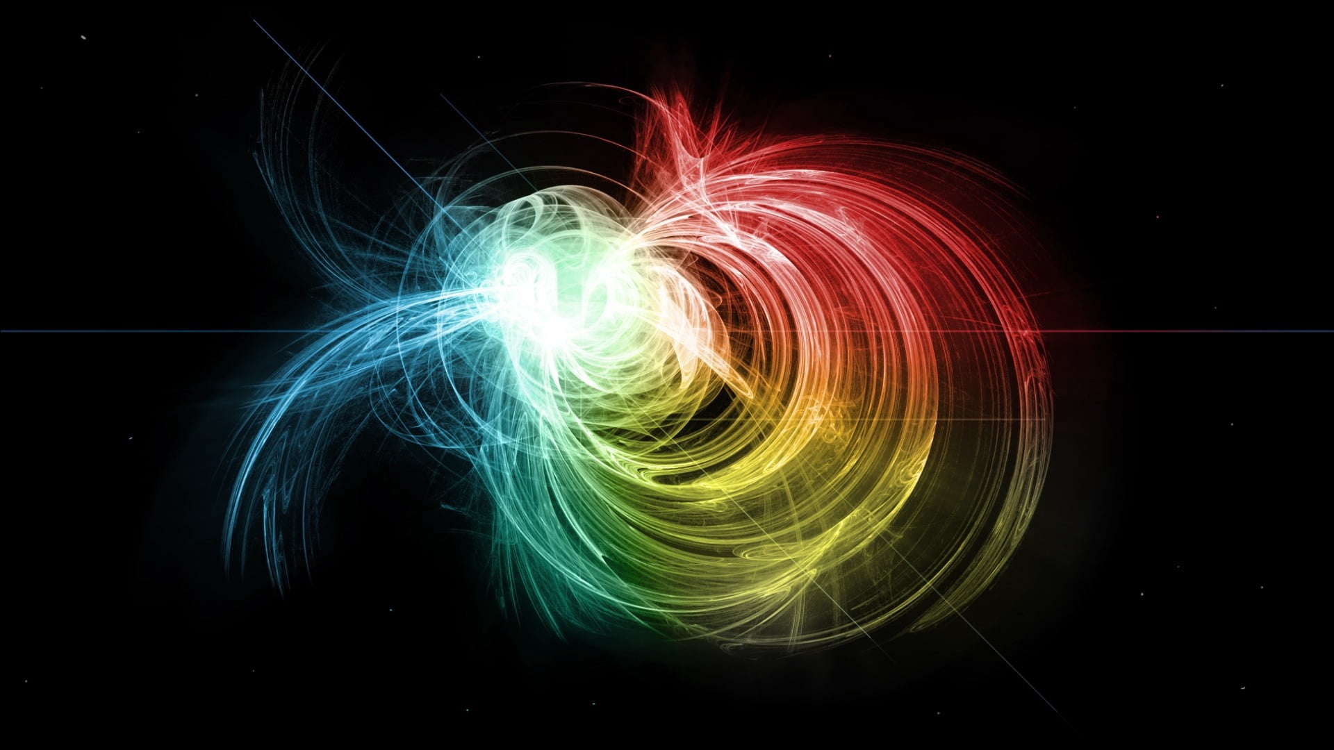 futuristic, backgrounds, no people, rainbow, wavy, astronomy, dark, photographic Effects, shiny, magic, backdrop, computer Graphic, fantasy, arts culture and entertainment, HD Wallpaper
