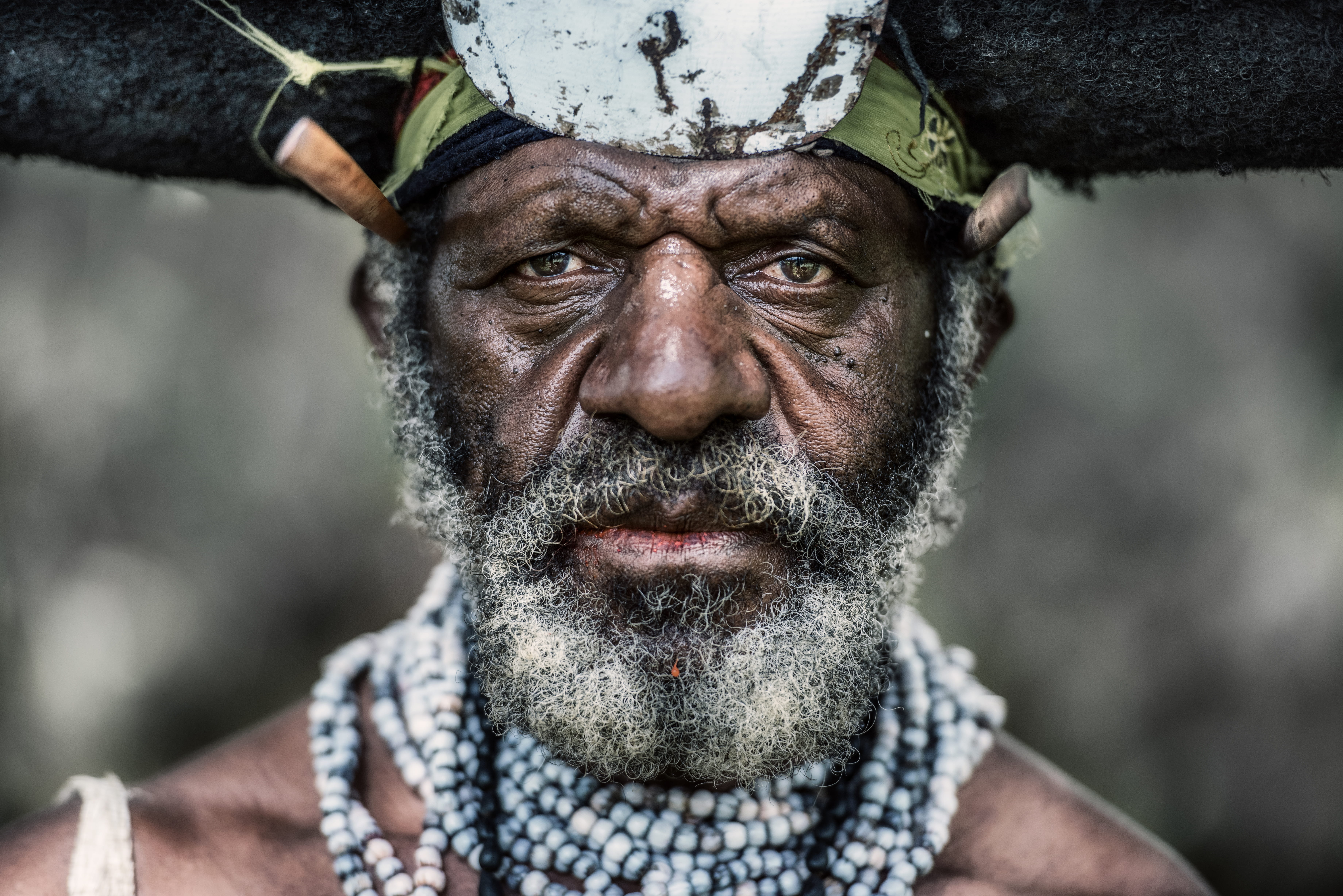 warrior, traditional, necklace, human Face, elderly, papua new guinea, looking At Camera, aged, one Person, strength, looking, black man, beard, posing, HD Wallpaper