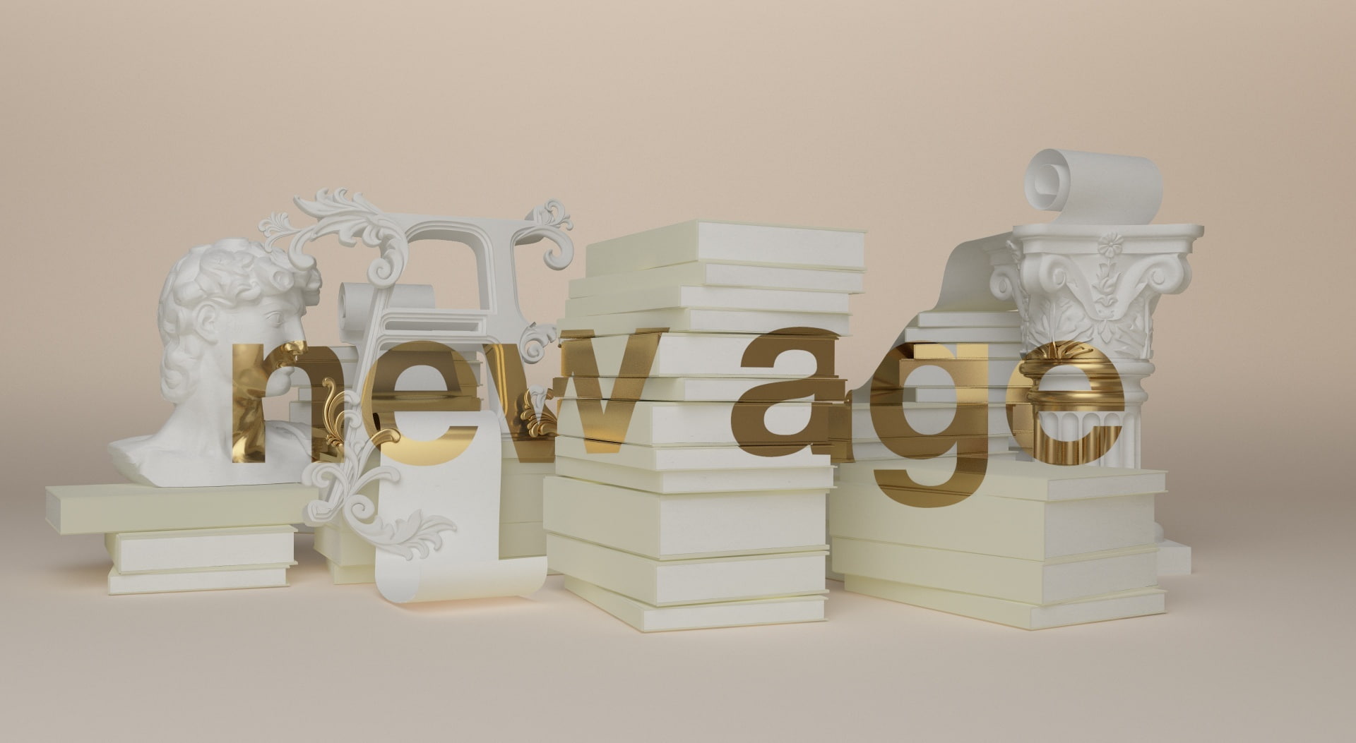 studio shot, age, variation, business, number, culture, indoors, human representation, Gold, representation, NewAge, table, White, communication, 3DArt, HD Wallpaper