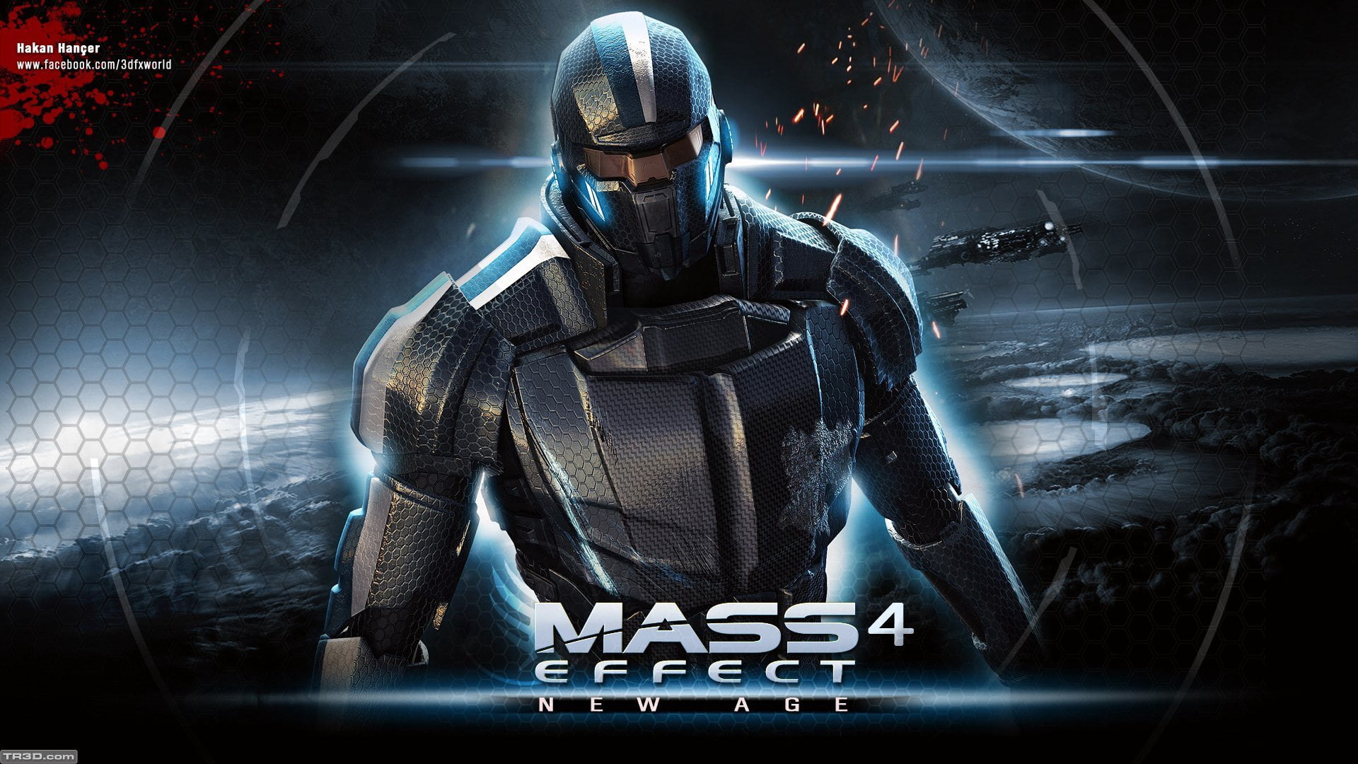 movie, internet, mass effect 4, waist up, communication, binary code, new, security, aggression, night, technology, science, adult, effect, andromeda, 1080P, HD Wallpaper