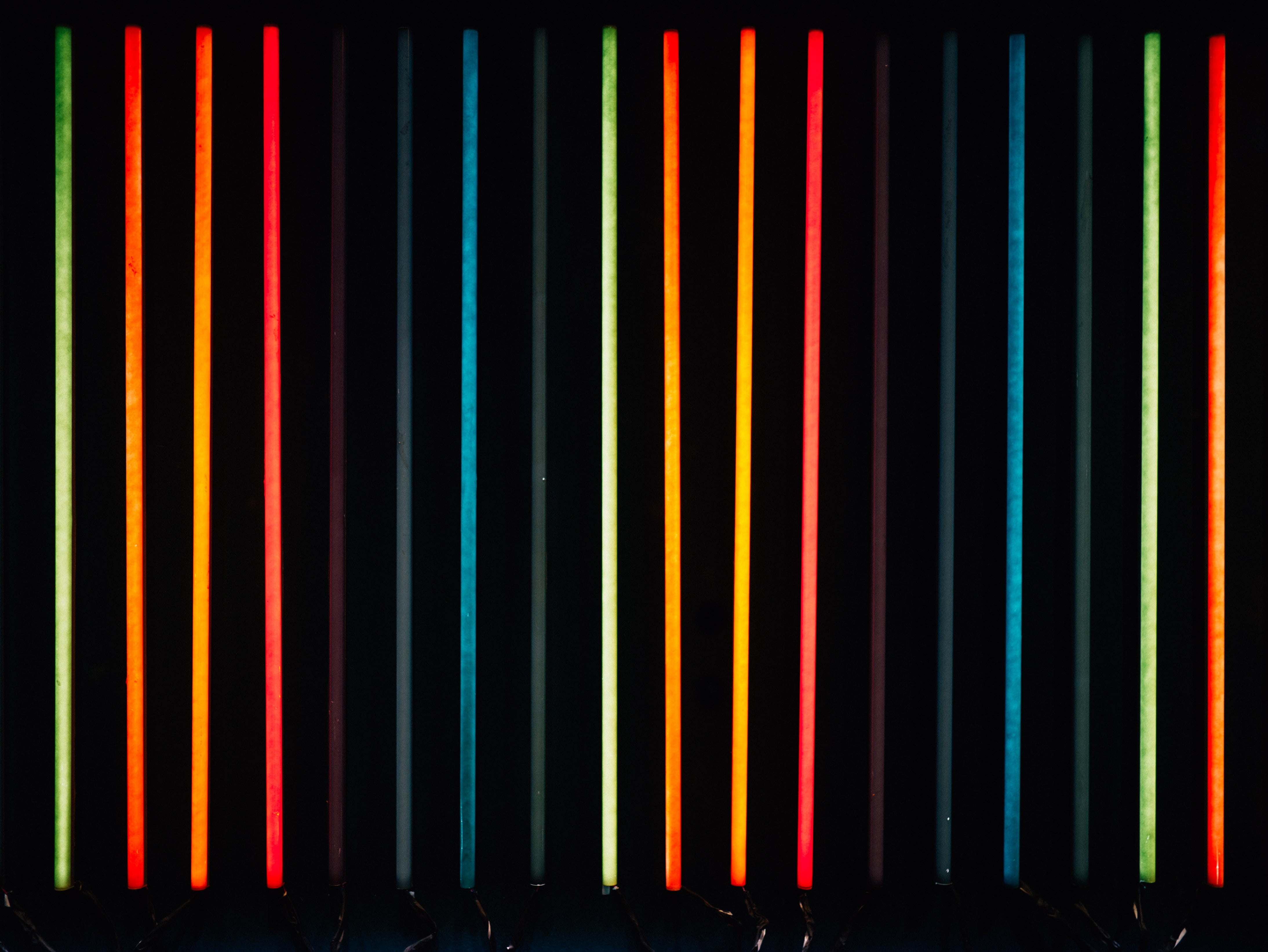 side by side, yellow, black Background, dark, backgrounds, textile, vibrant Color, stage, arts culture and entertainment, no people, lines, close-up, color, HD Wallpaper