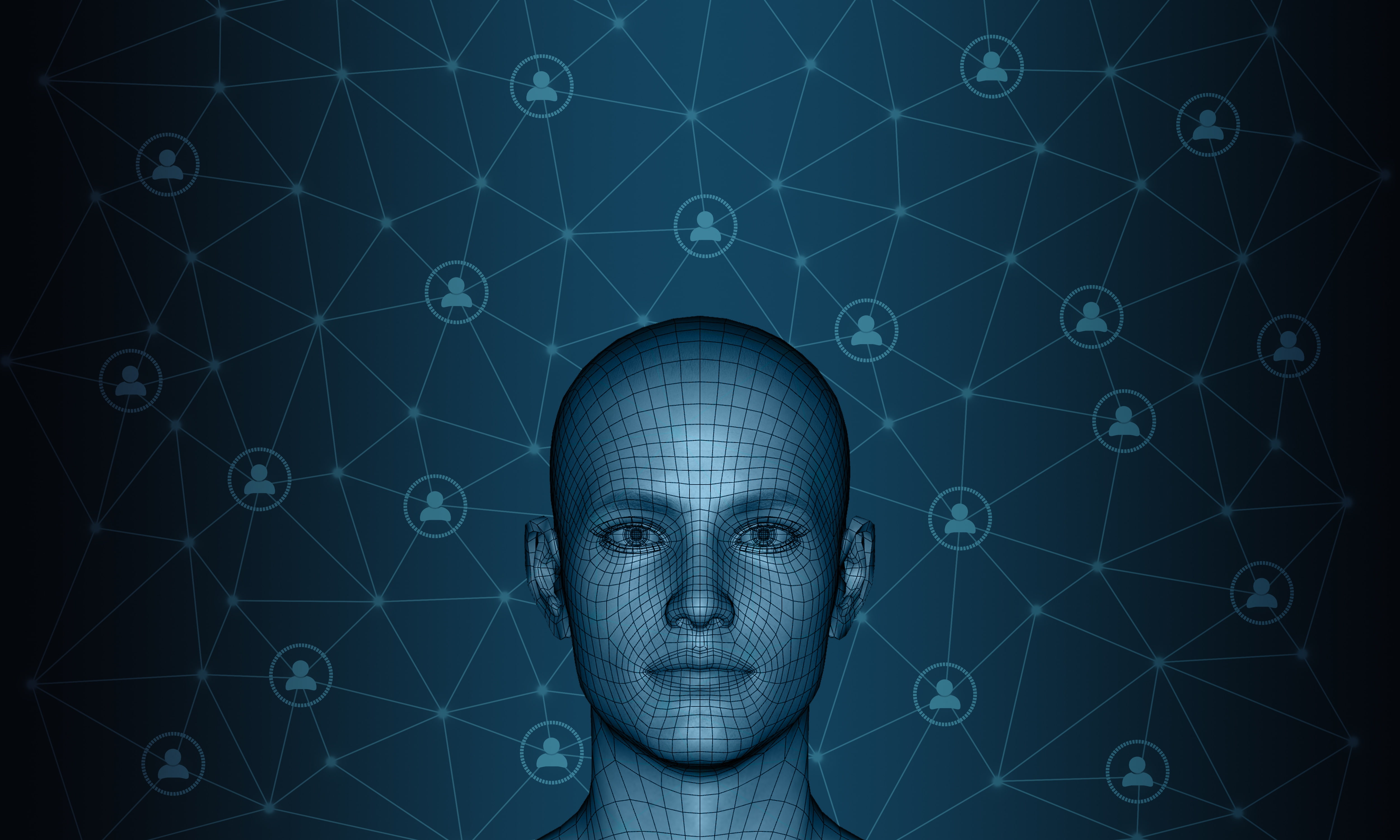 technology, plexus, schemes, 4K, person, communication, HD Wallpaper