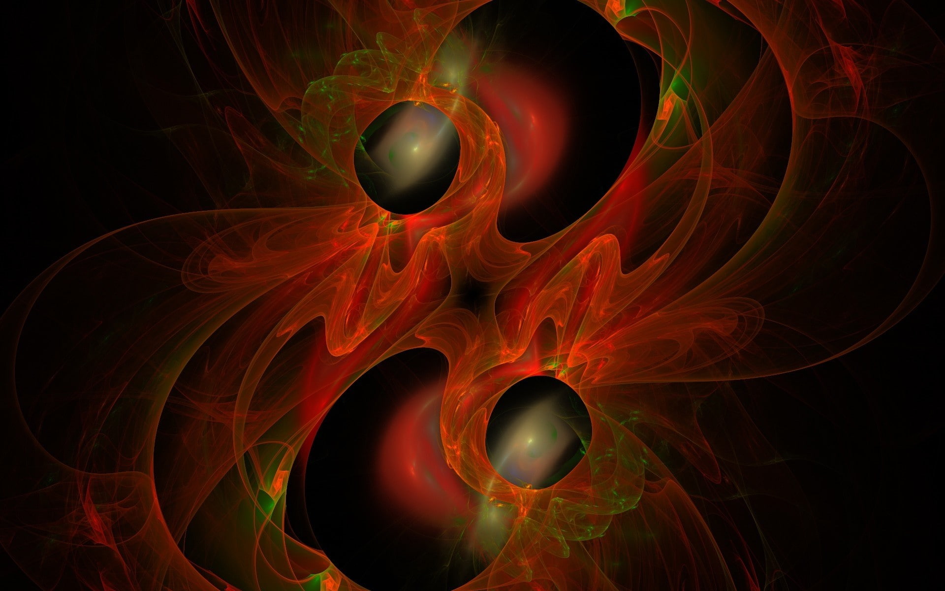 no people, black background, digital composite, dark, motion, close-up, mystery, 1080P, macro, Colorful, space, red, night, ink, water, Plexus, flowing, HD Wallpaper