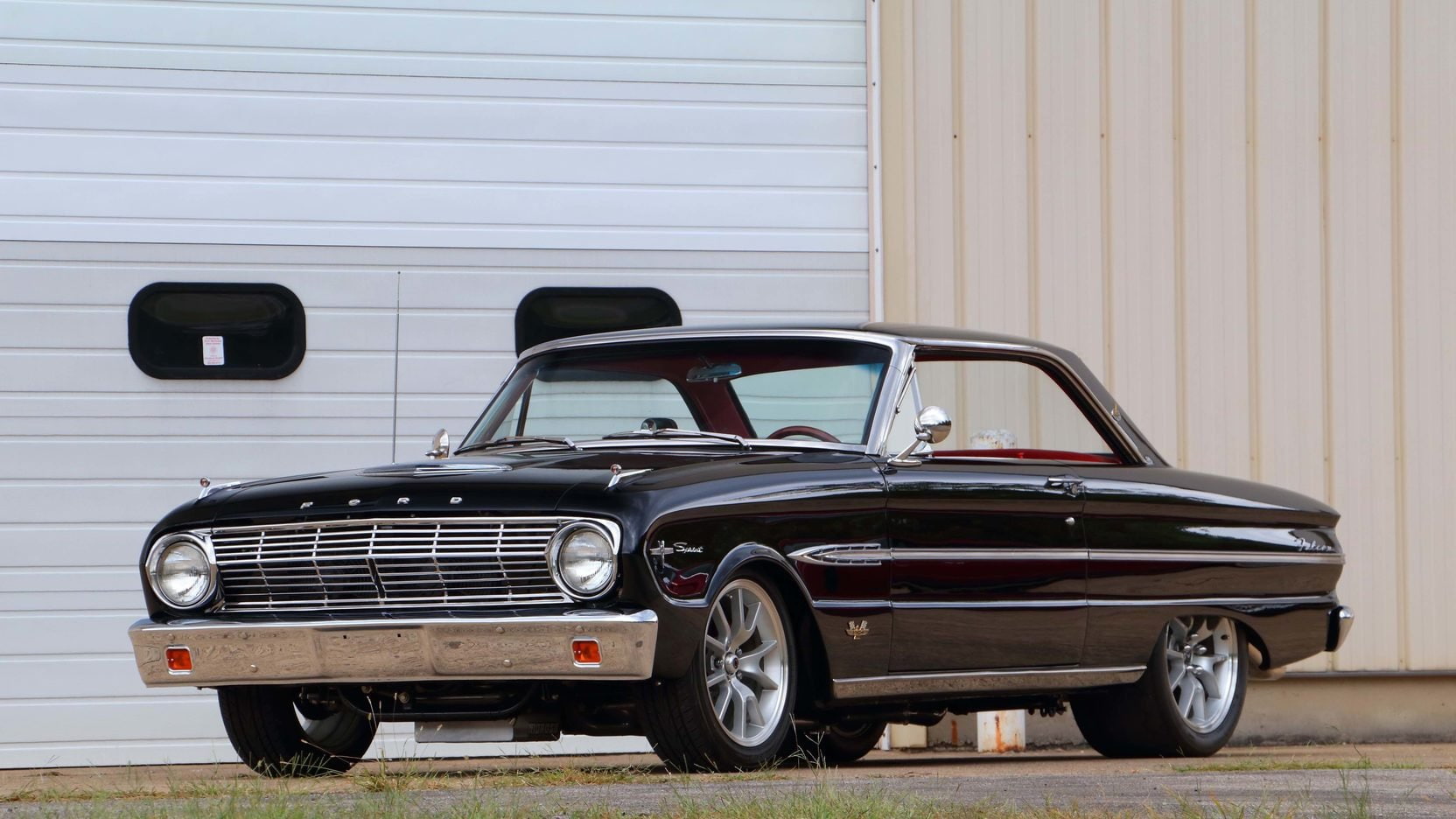 falcon, 720P, 1963, resto, mod, cars, black, ford, HD Wallpaper