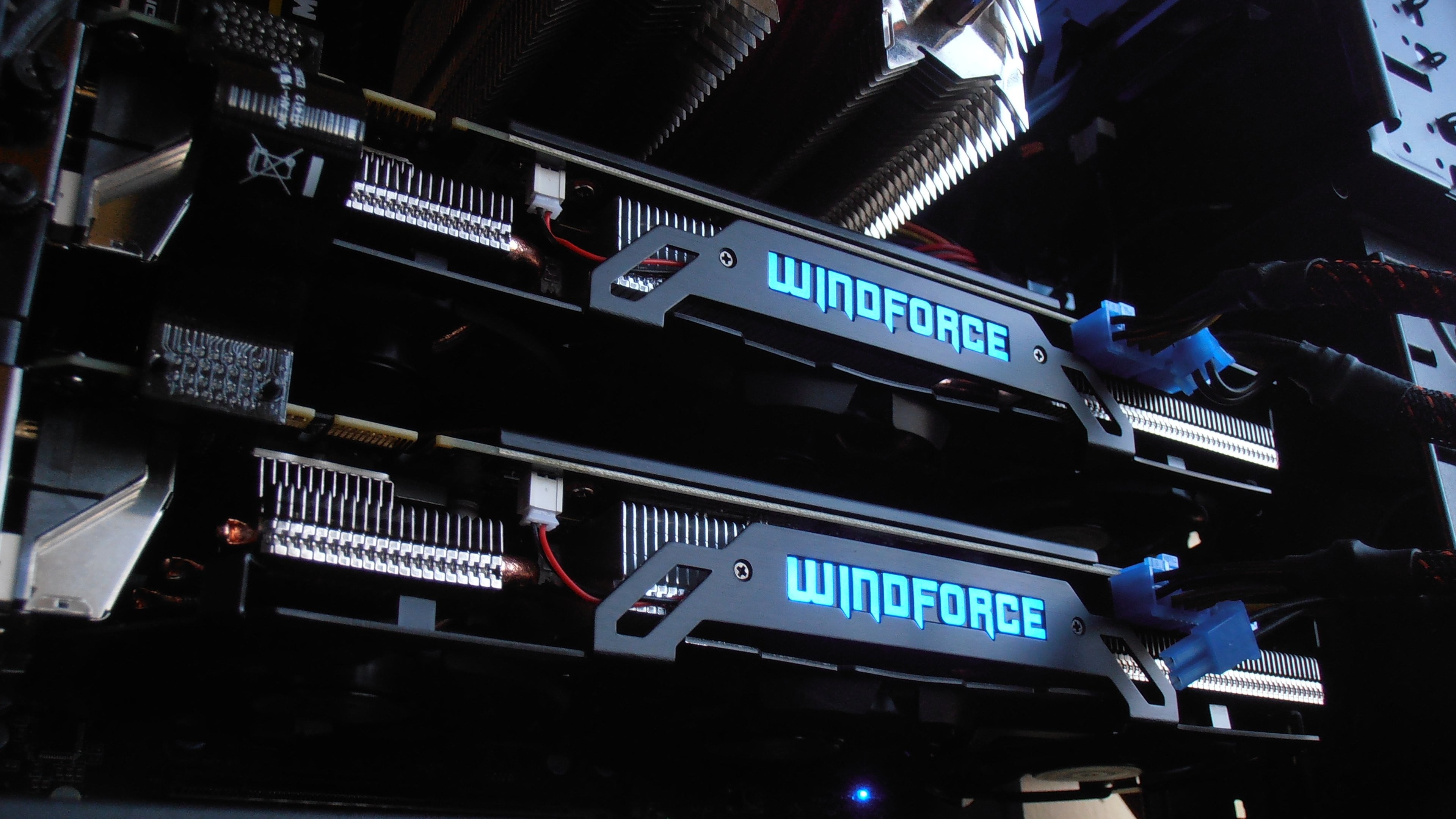 Gigabyte, SLi, graphics card, GPU, PC gaming, 4K, HD Wallpaper