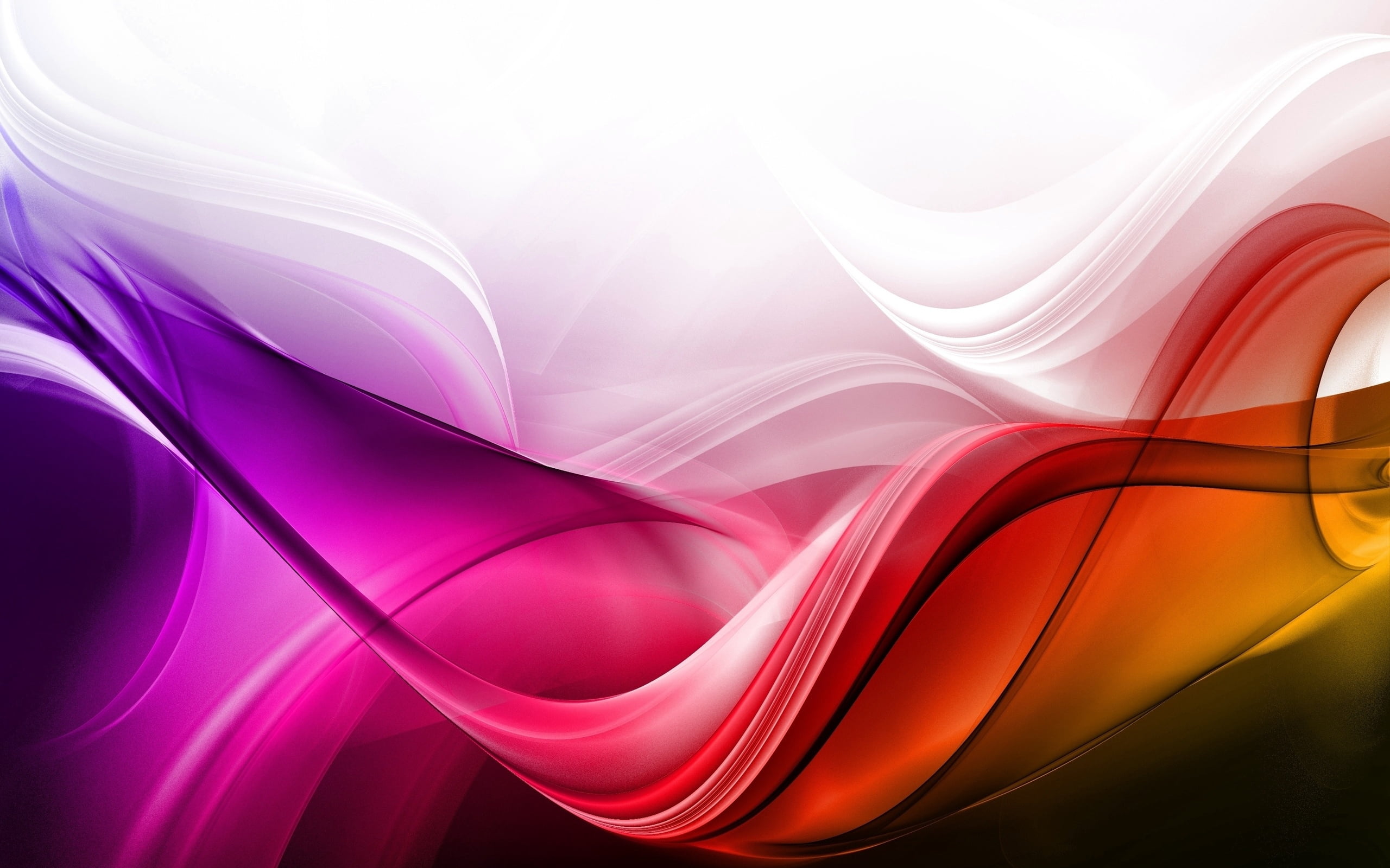 purple, multi Colored, full frame, wave Pattern, bright, curve, motion, backgrounds, art, colorful, light - Natural Phenomenon, no people, flowing, red, HD Wallpaper