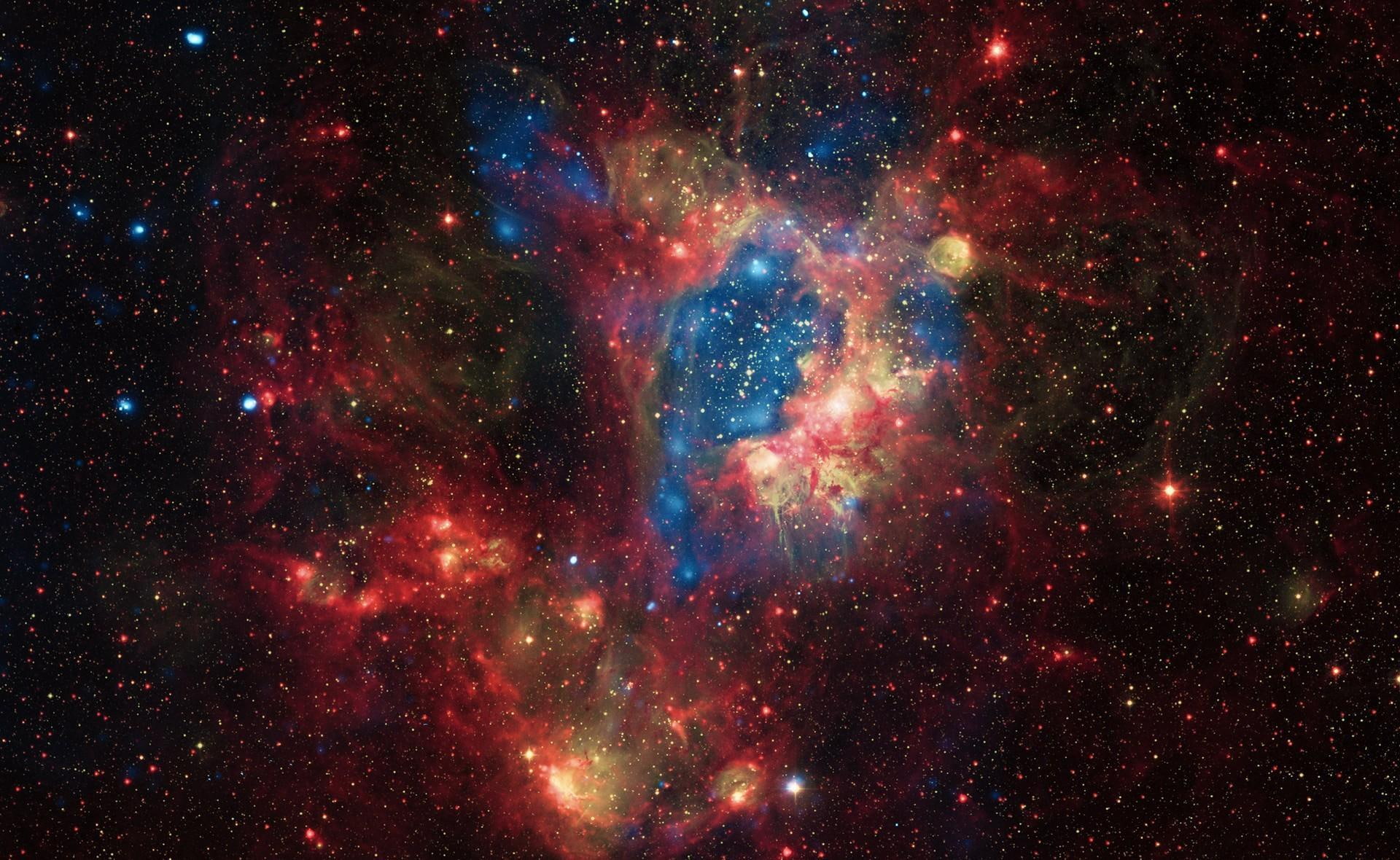 galaxy, spots, nebula, universe, stars, 1080P, HD Wallpaper