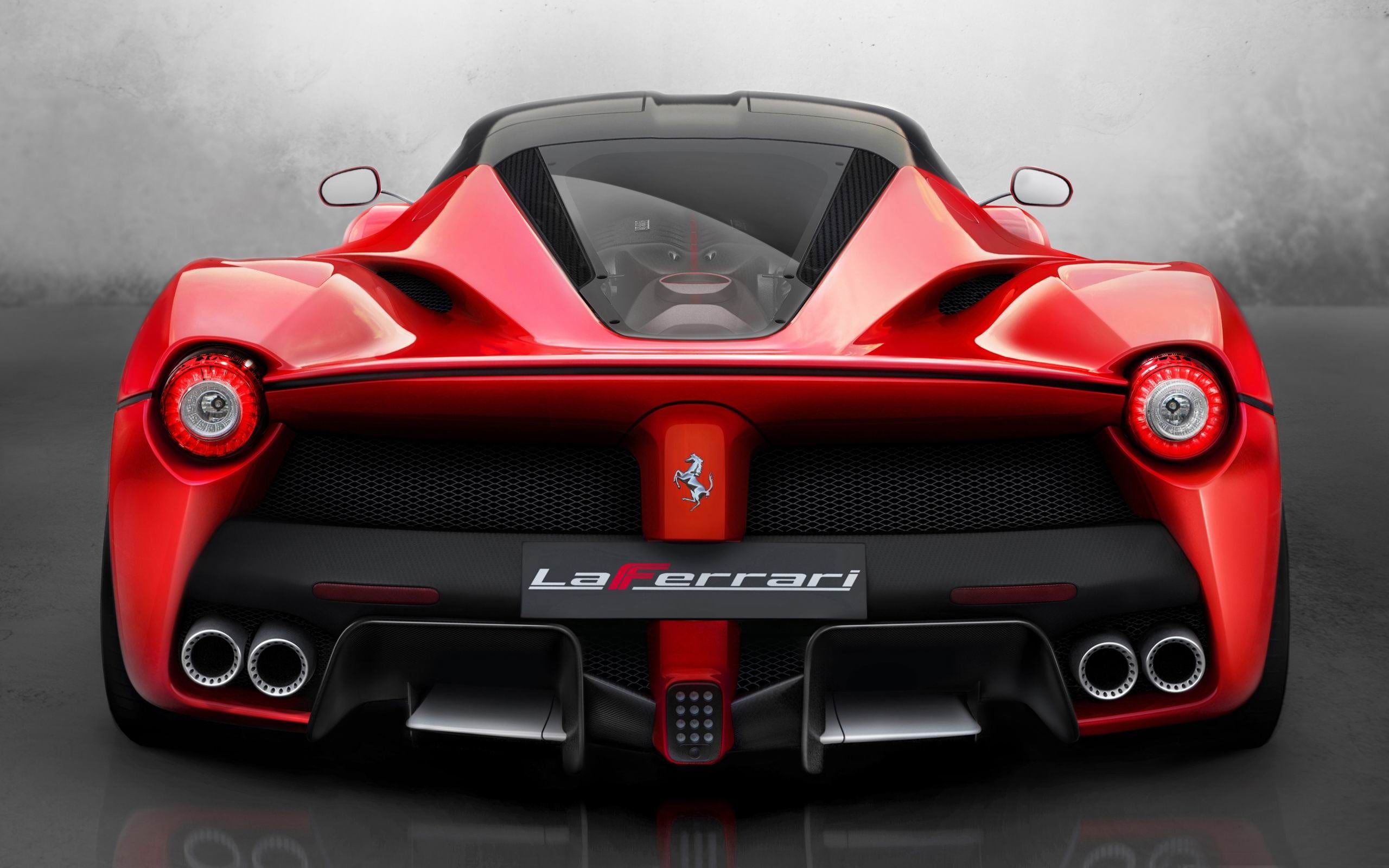  silver colored, laferrari, metal, la, professional sport, retro styled, sports car, rear, motor vehicle, hd, 2K, sport, gray, no people, car, HD Wallpaper
