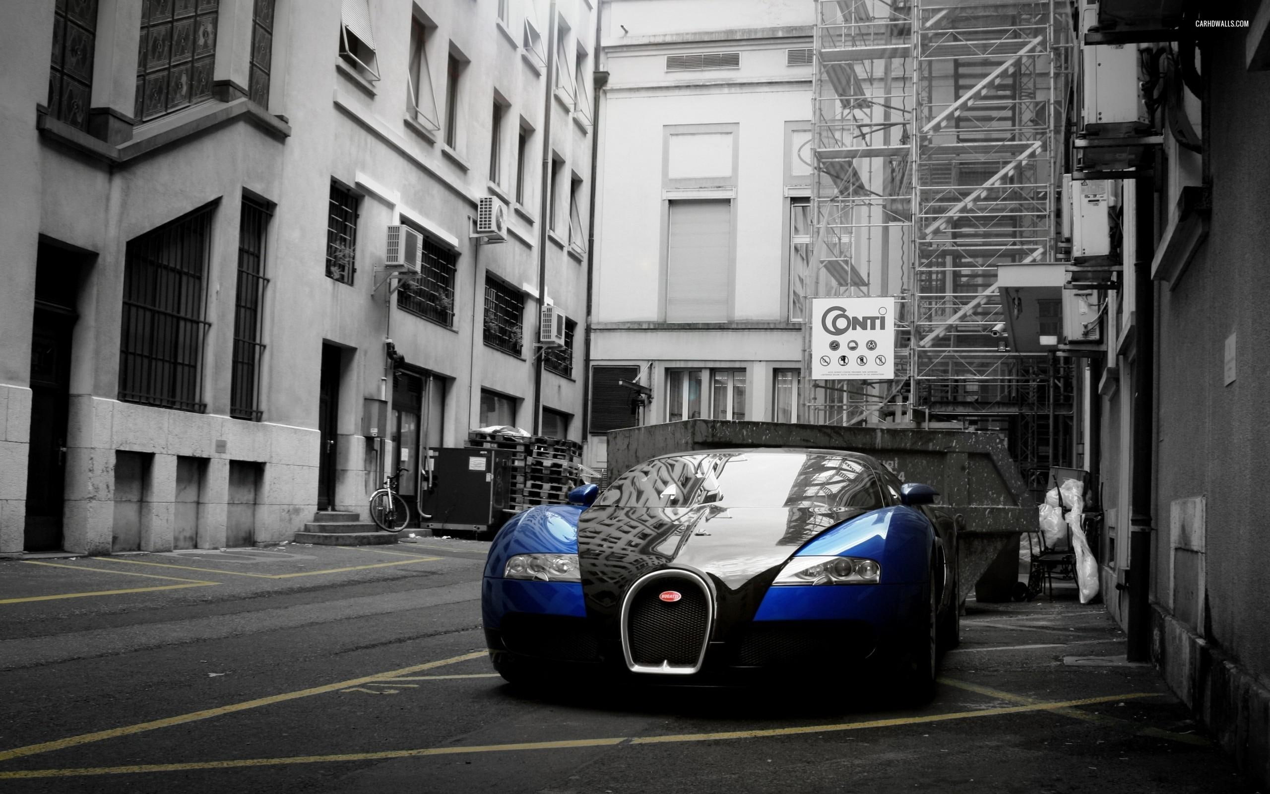 veyron, sport, super, car, blue, cars, black, eb, bugatti, 2K, HD Wallpaper