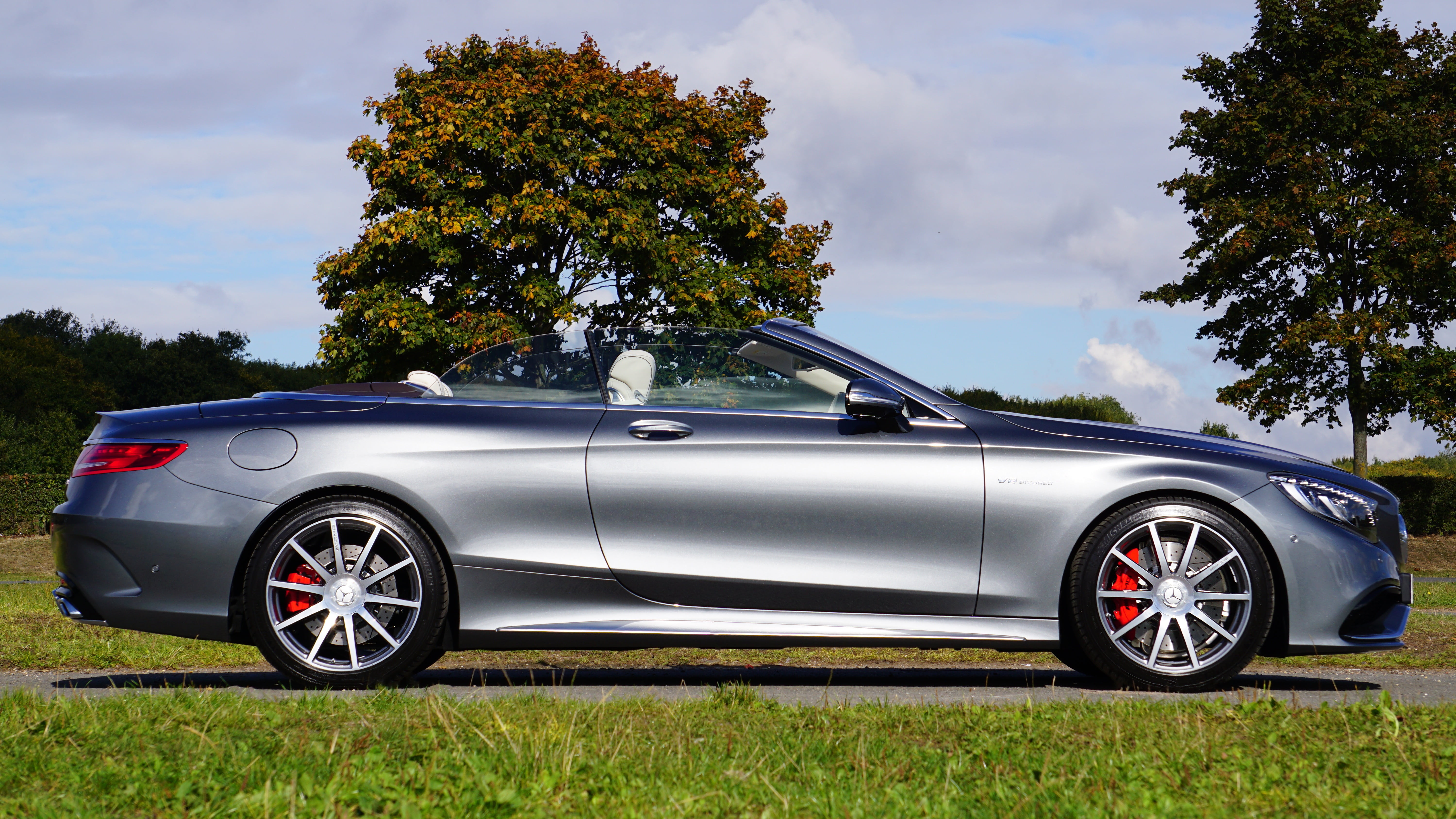 power, silver colored, chrome, day, gray, car, motor vehicle, trees, elegance, tree, near, metal, plant, technology, modern, automobile, auto, mercedes, HD Wallpaper