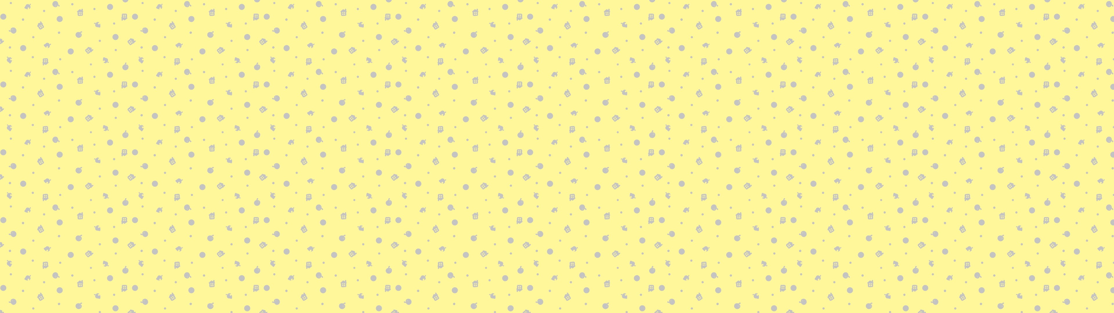 minimalism, Animal Crossing, Animal Crossing New Leaf, yellow, Dual Monitors, New Leaf, 4K, logo, pattern, HD Wallpaper