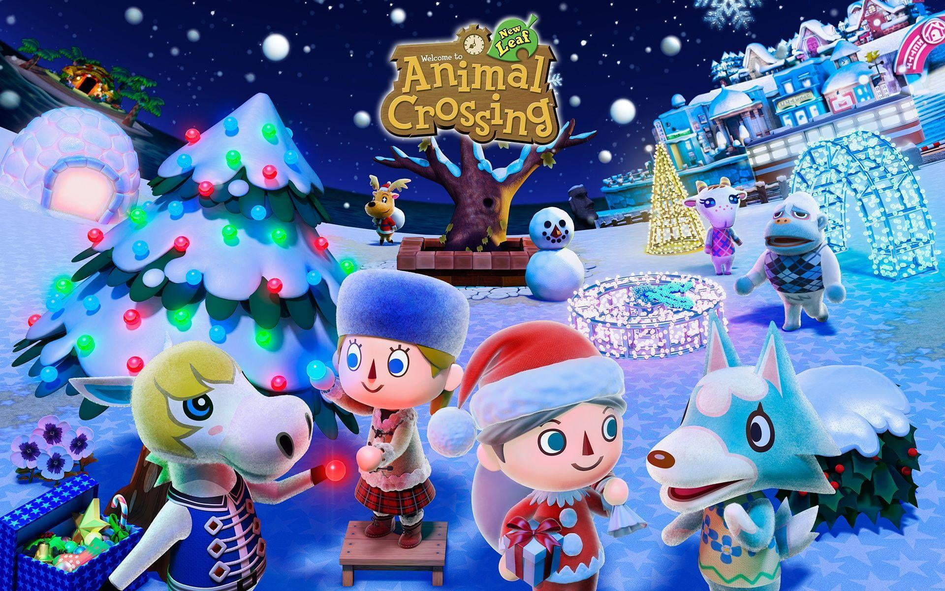 Animal Crossing: New Leaf, Animal Crossing, Winter, 1080P, HD Wallpaper